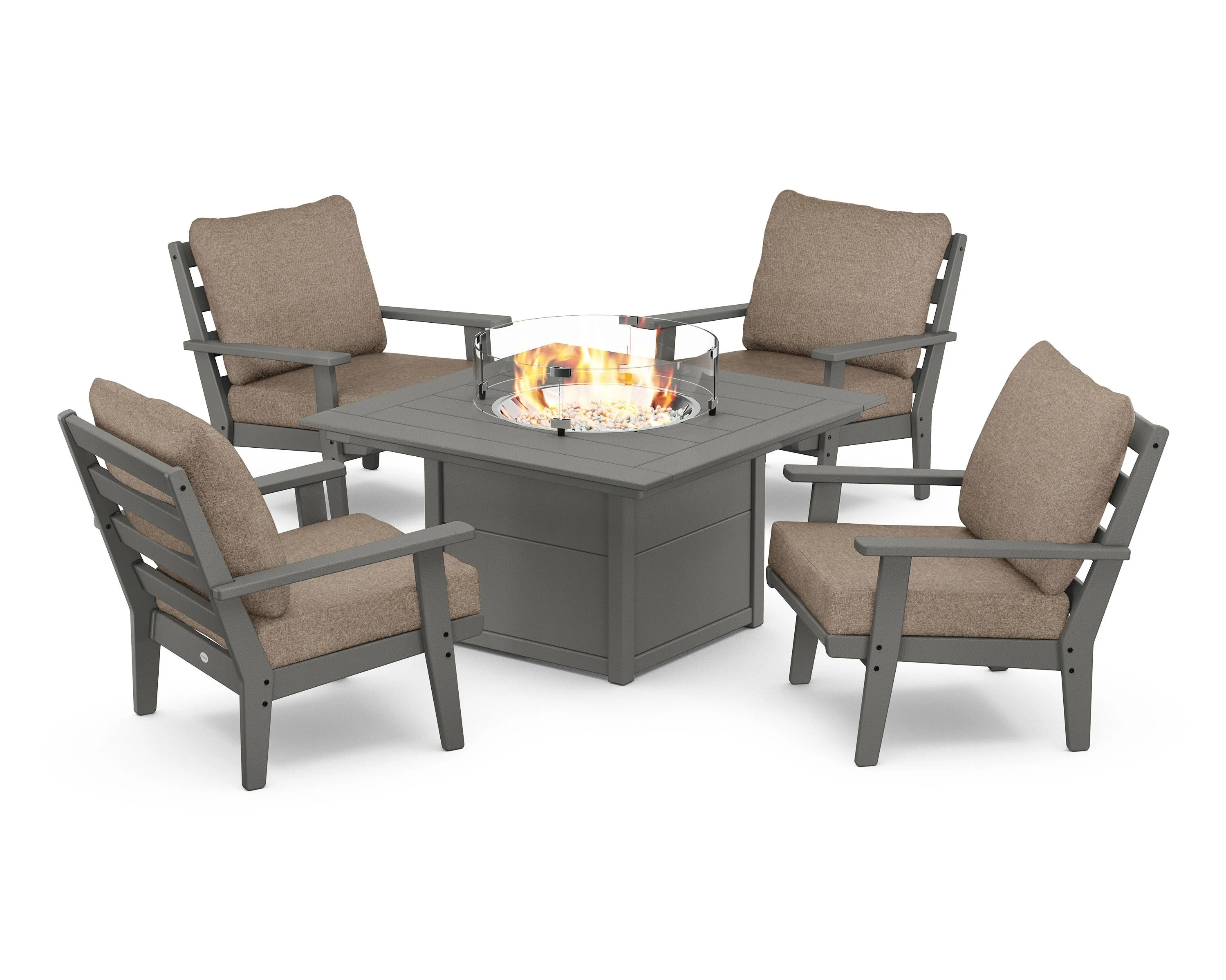 Grant Park 5-Piece Deep Seating Conversation Set with Fire Pit Table - Image 53