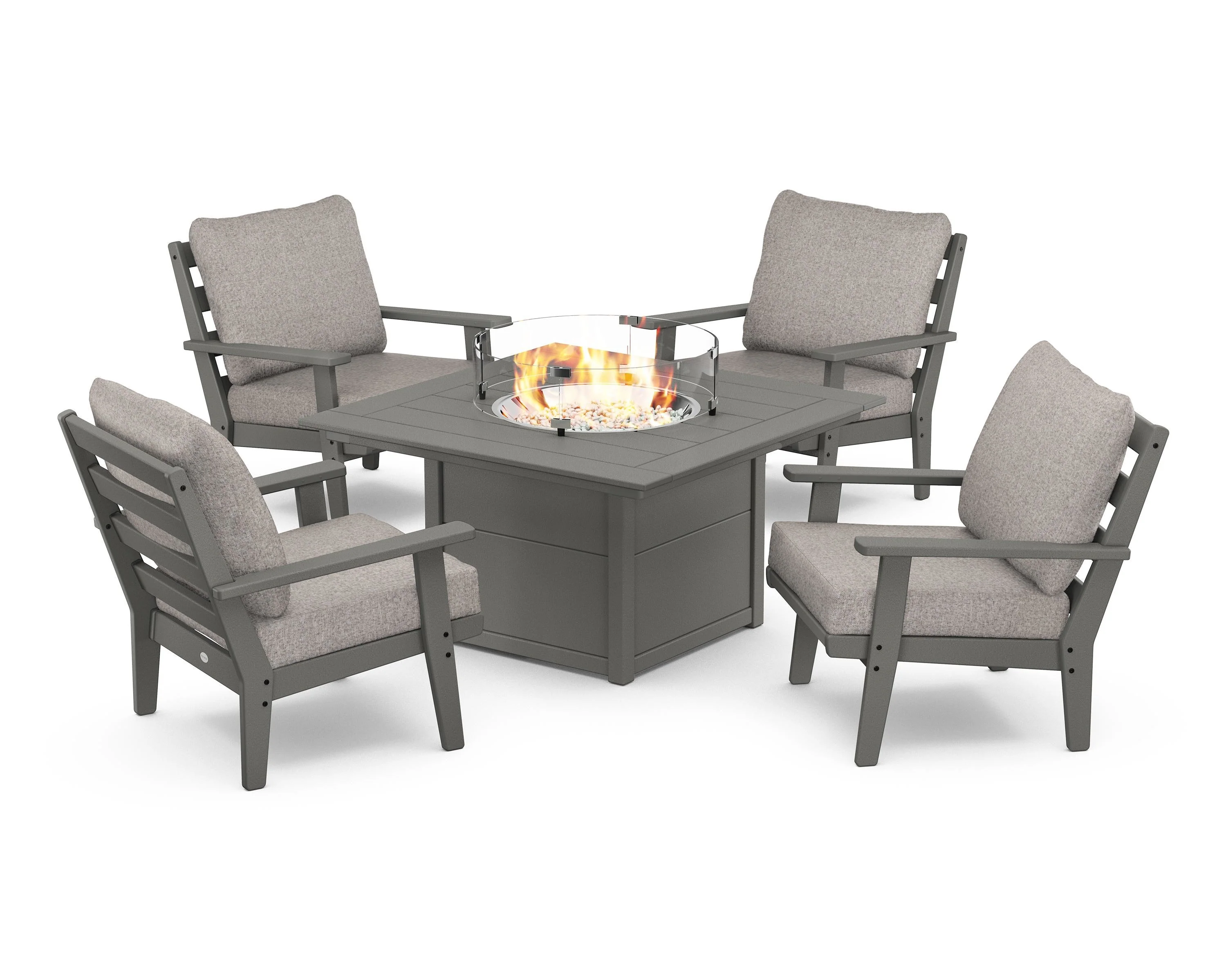 Grant Park 5-Piece Deep Seating Conversation Set with Fire Pit Table - Image 57