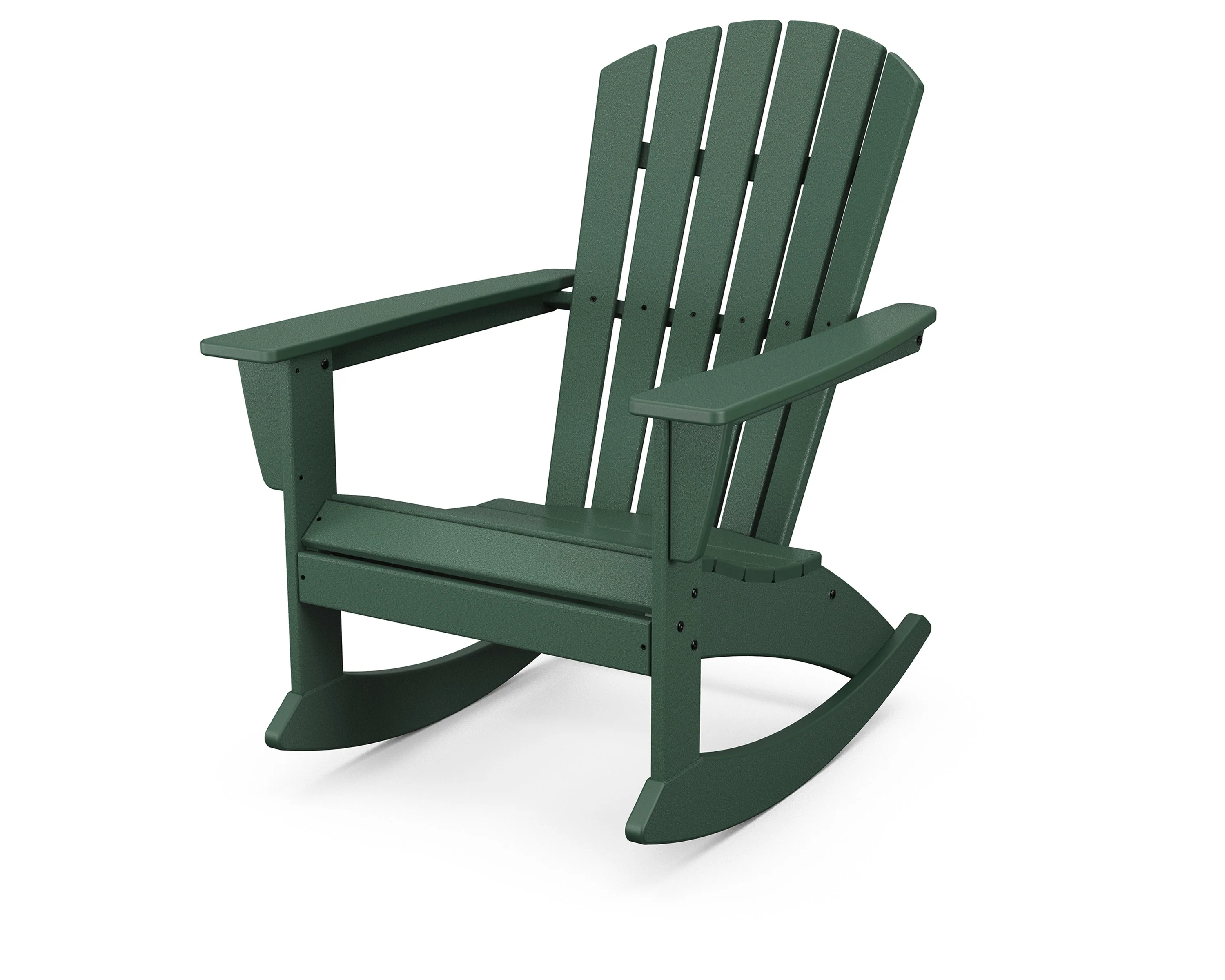 Grant Park Traditional Curveback Adirondack Rocking Chair - Image 4