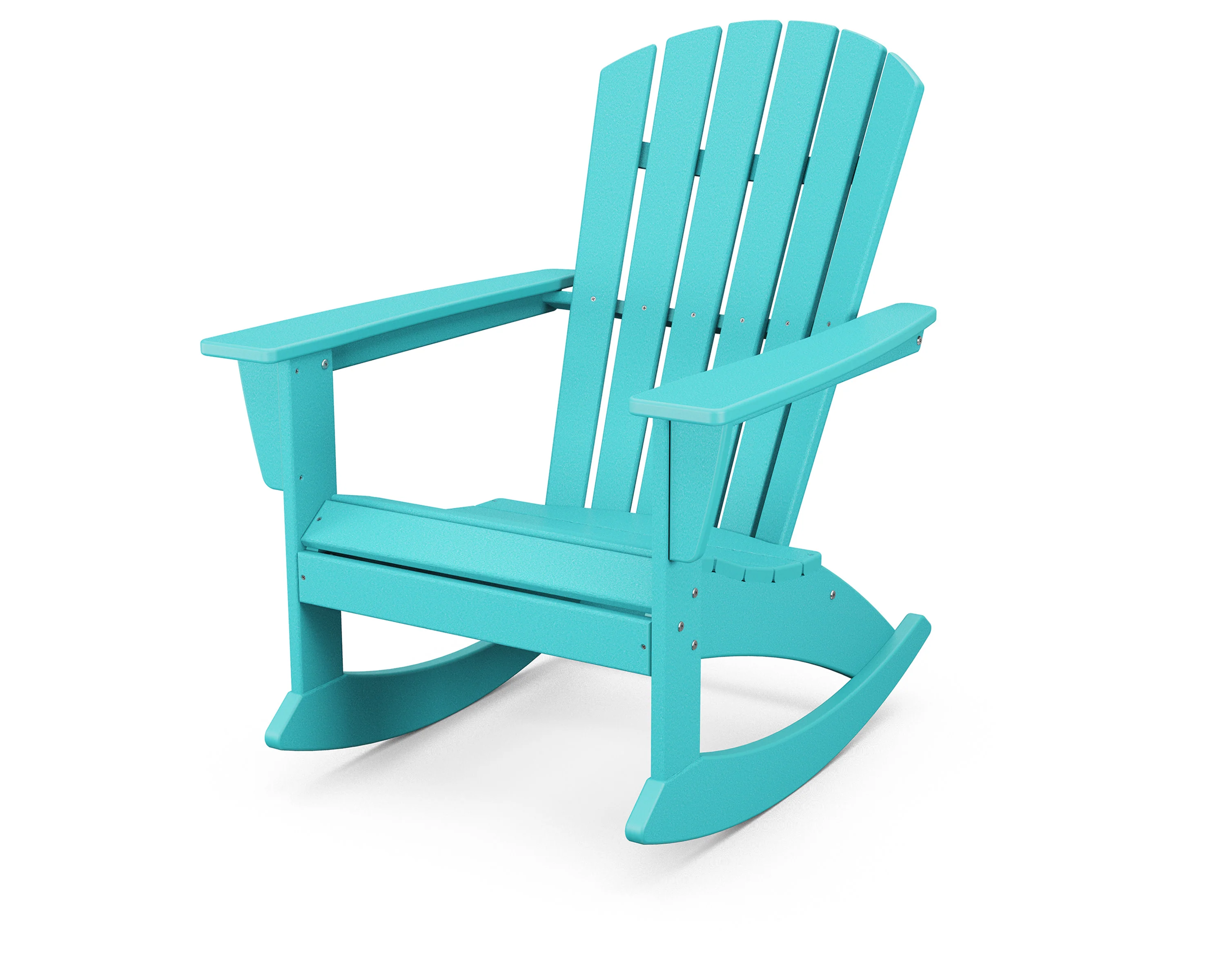 Grant Park Traditional Curveback Adirondack Rocking Chair - Image 8