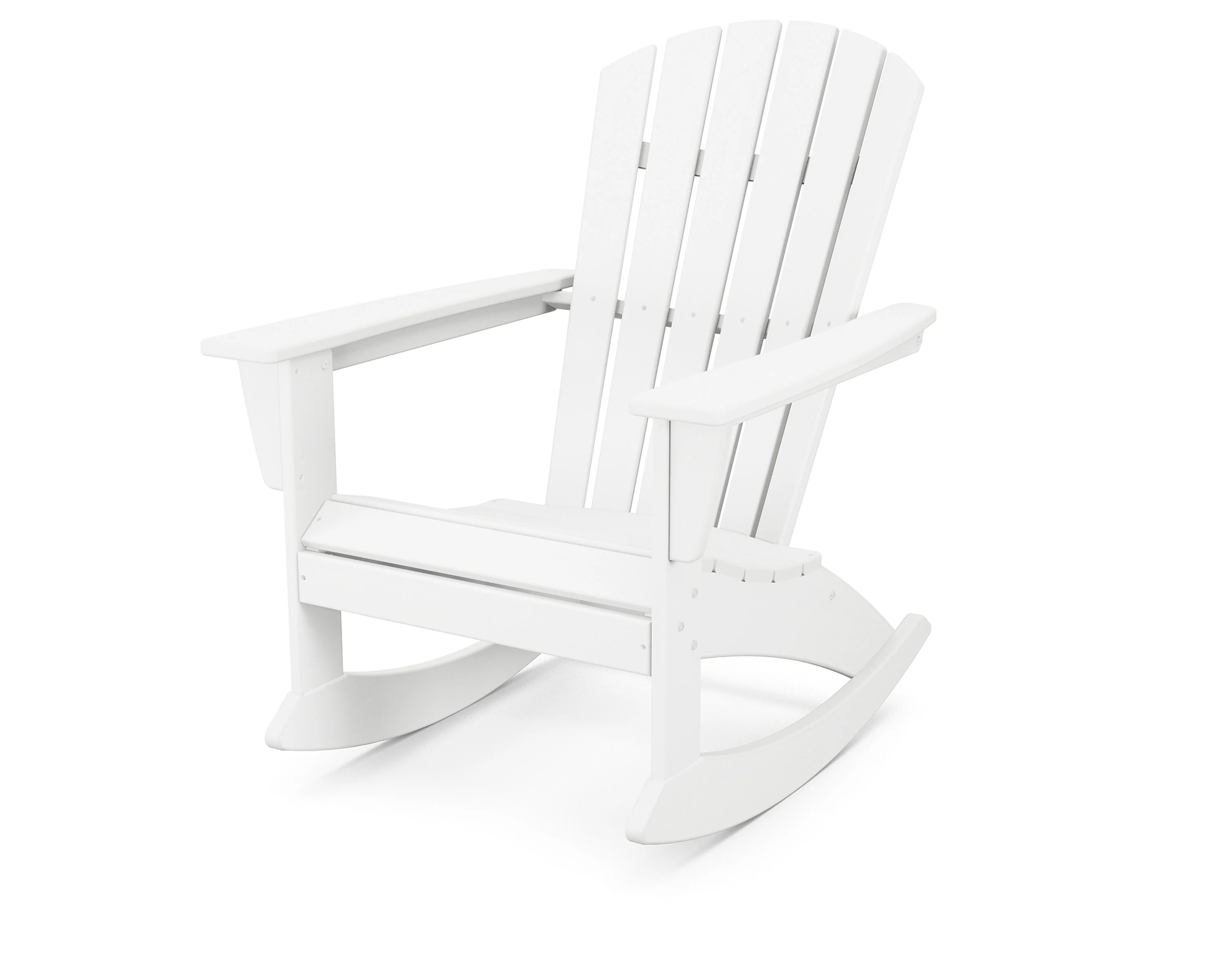 Grant Park Traditional Curveback Adirondack Rocking Chair - Image 9