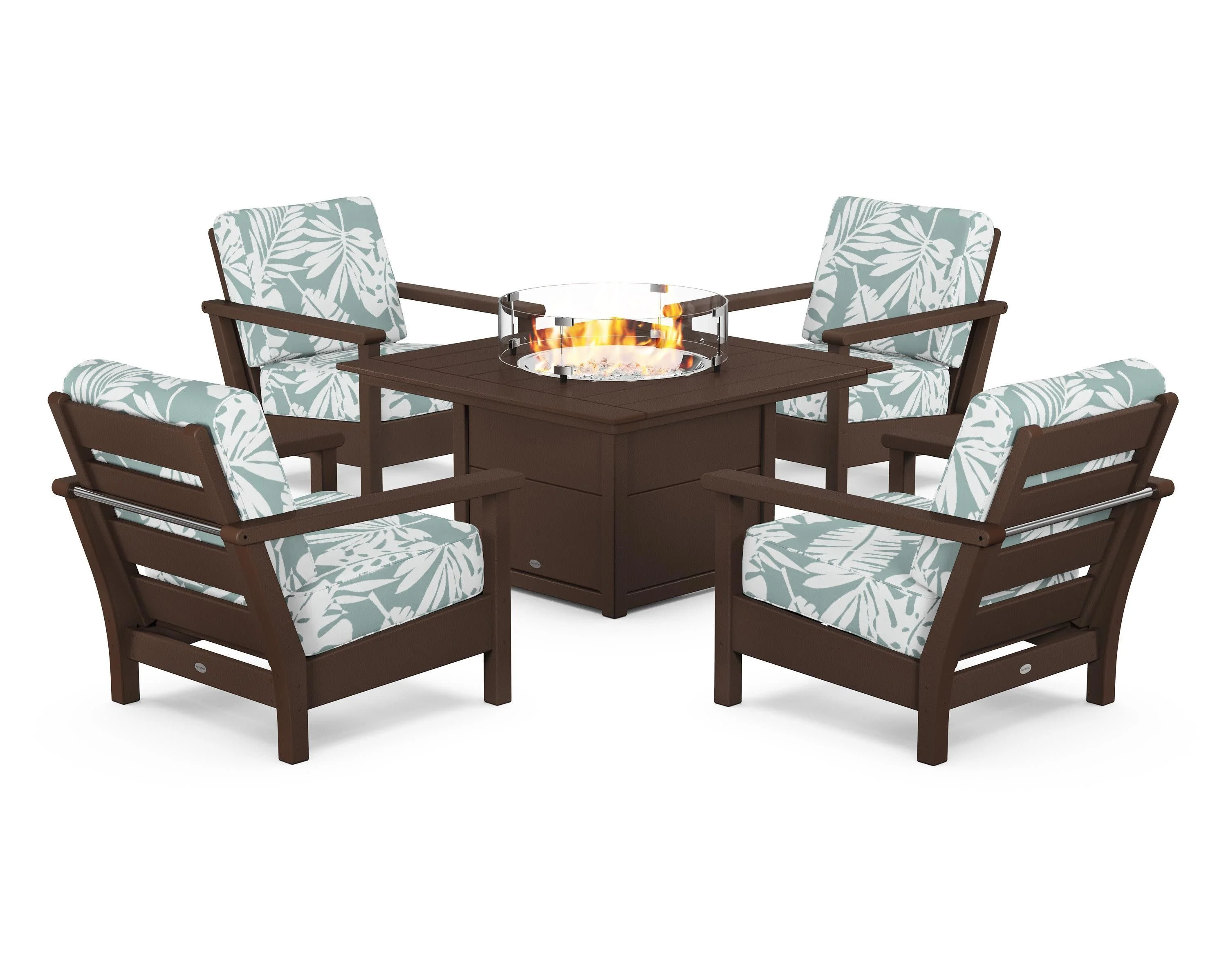 Harbour 5-Piece Conversation Set with Fire Pit Table - Image 155