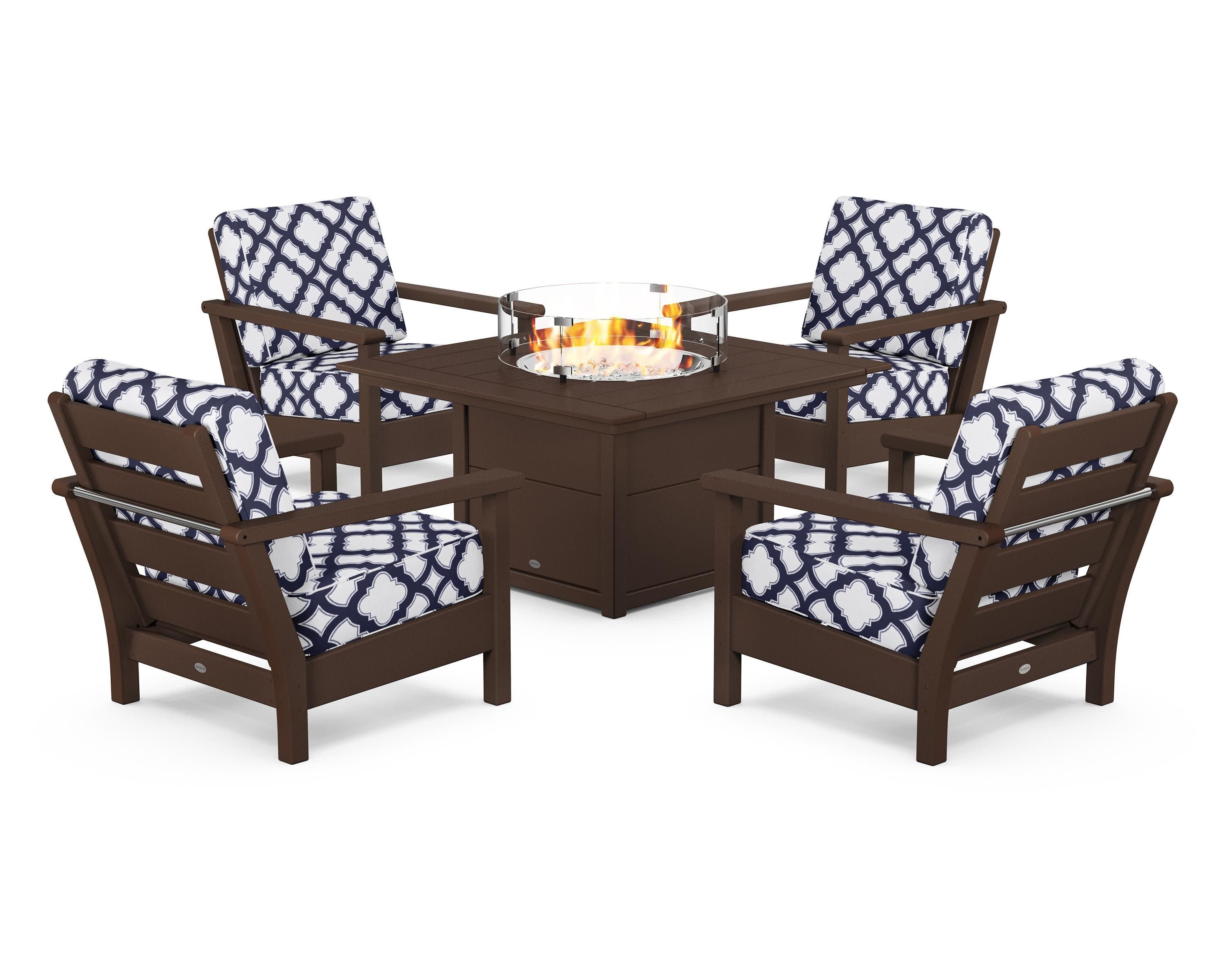 Harbour 5-Piece Conversation Set with Fire Pit Table - Image 55