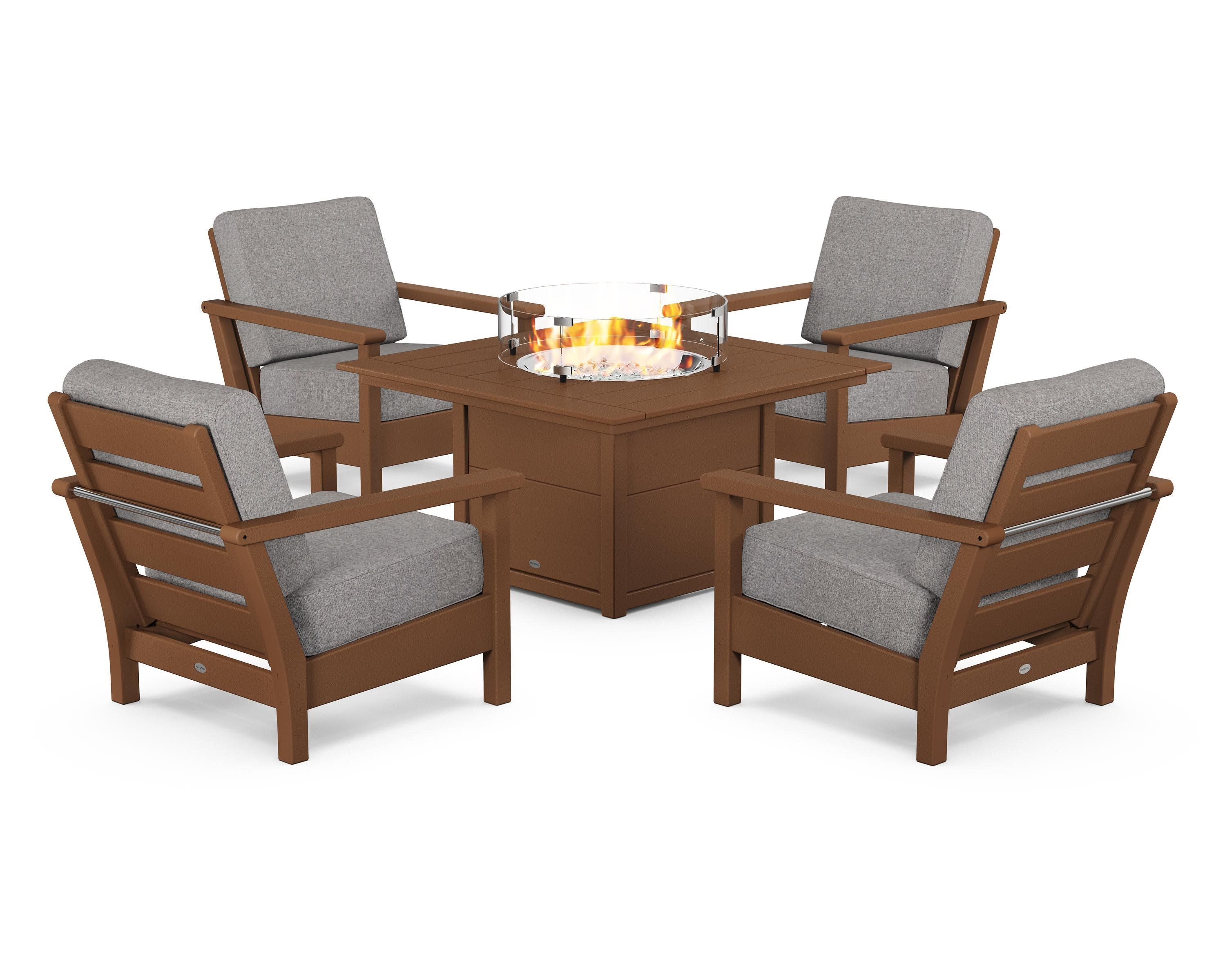 Harbour 5-Piece Conversation Set with Fire Pit Table - Image 66
