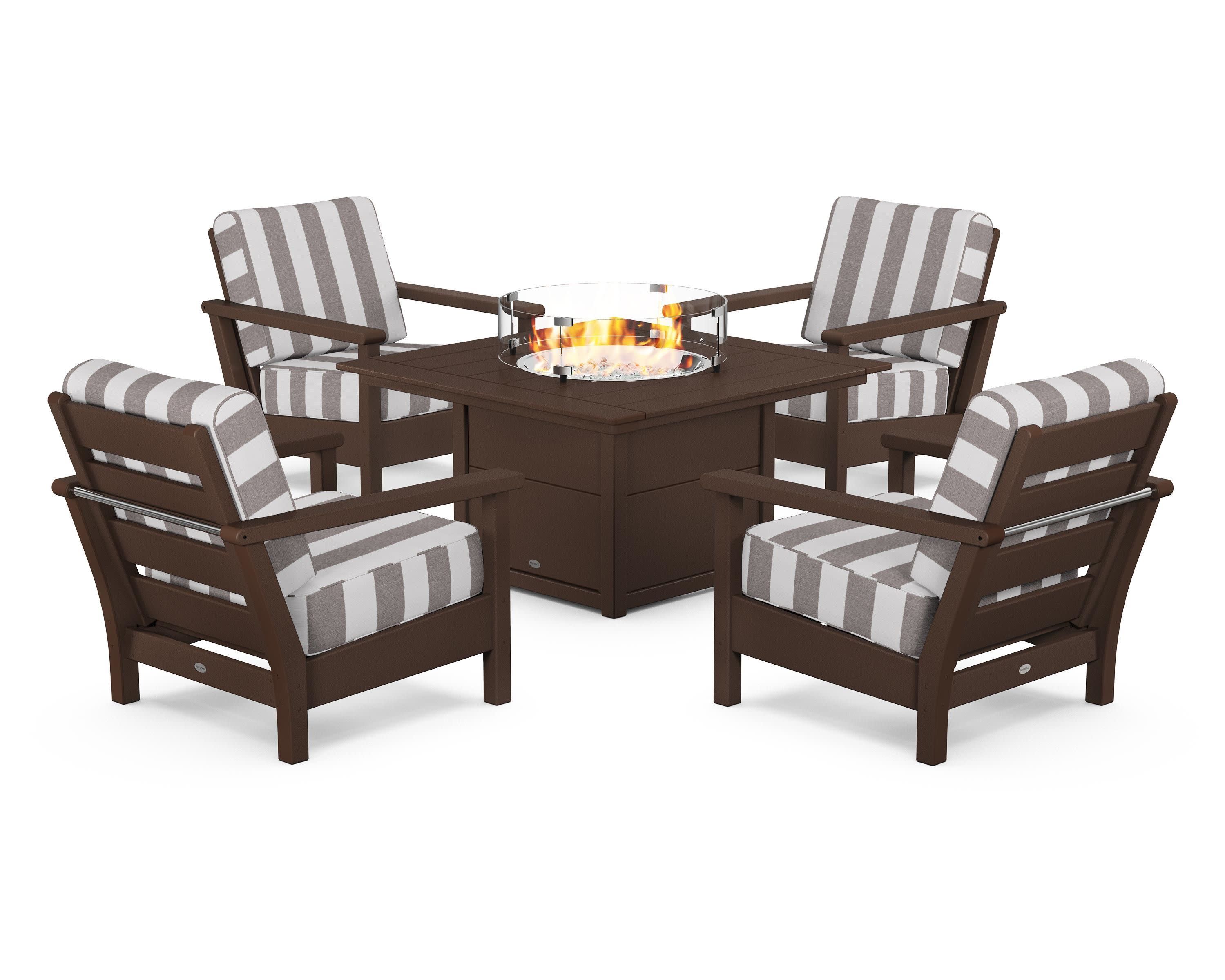 Harbour 5-Piece Conversation Set with Fire Pit Table - Image 77