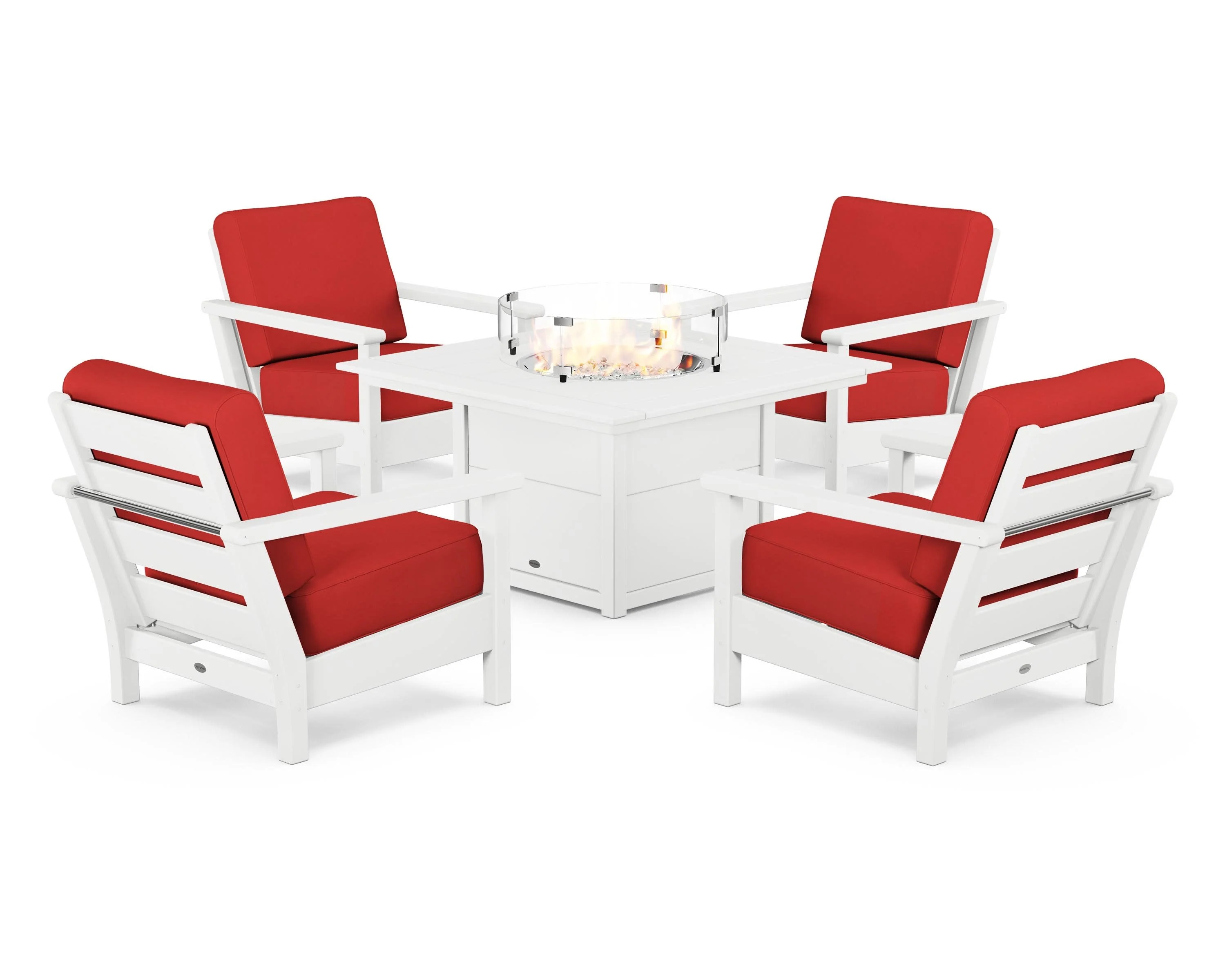 Harbour 5-Piece Conversation Set with Fire Pit Table - Image 83
