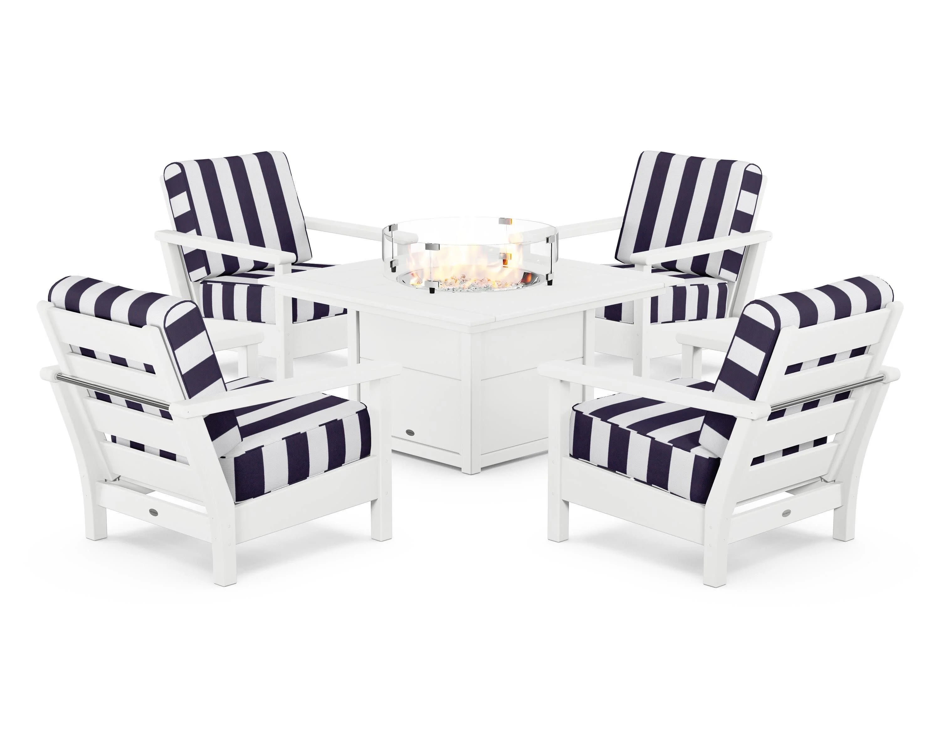 Harbour 5-Piece Conversation Set with Fire Pit Table - Image 88