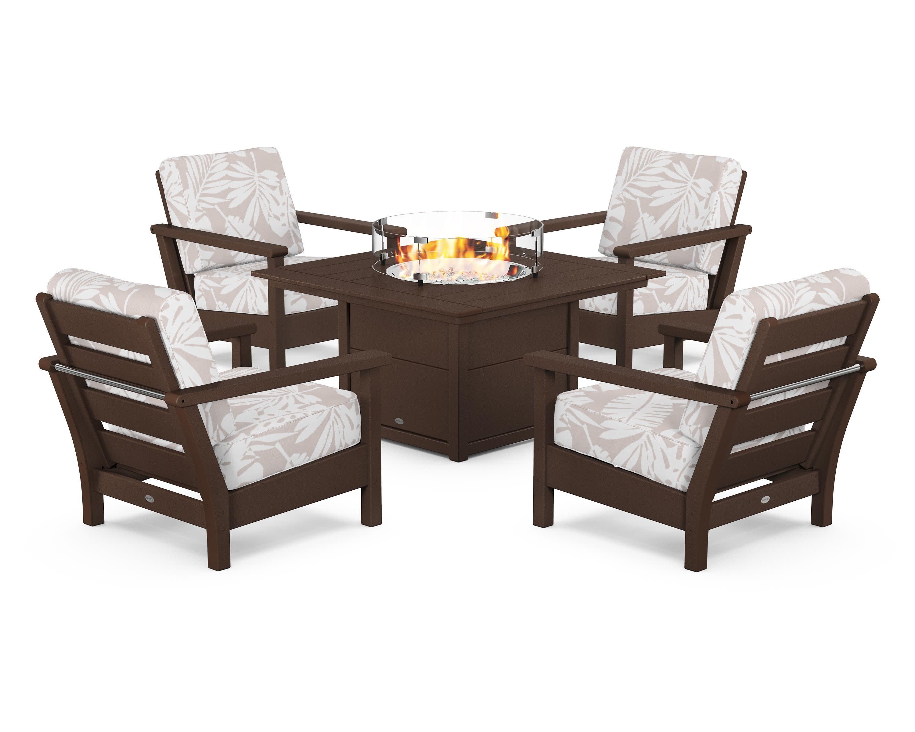 Harbour 5-Piece Conversation Set with Fire Pit Table - Image 97