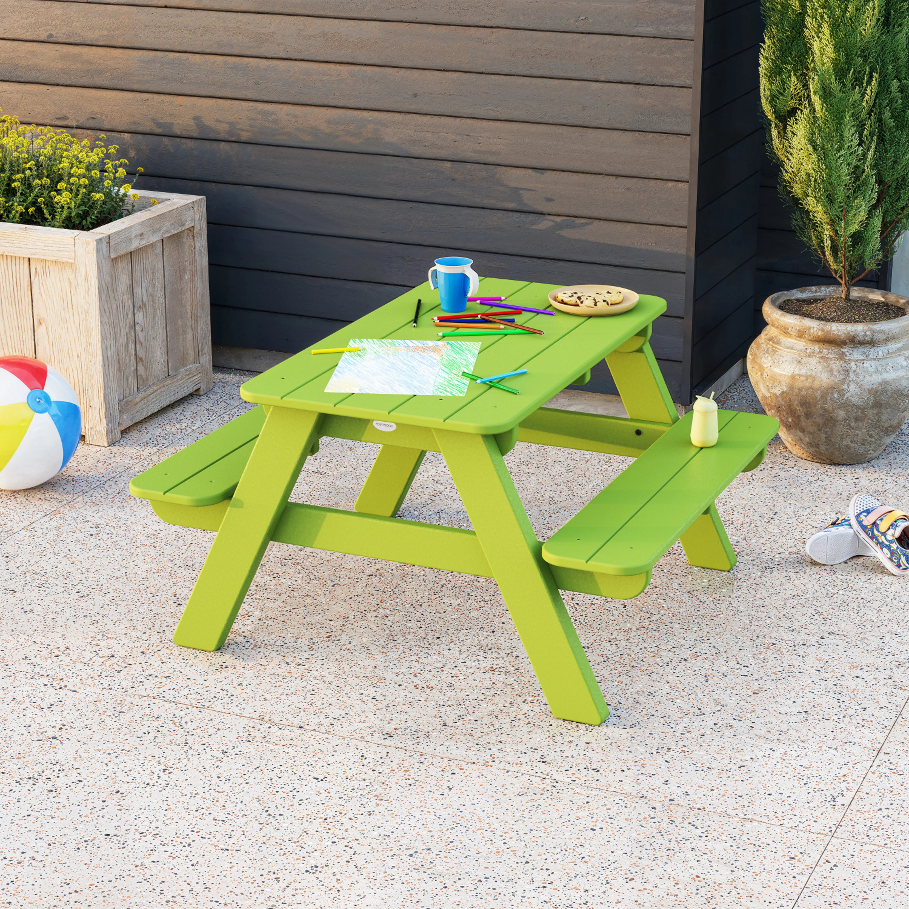 Kids Outdoor Picnic Table - Image 8