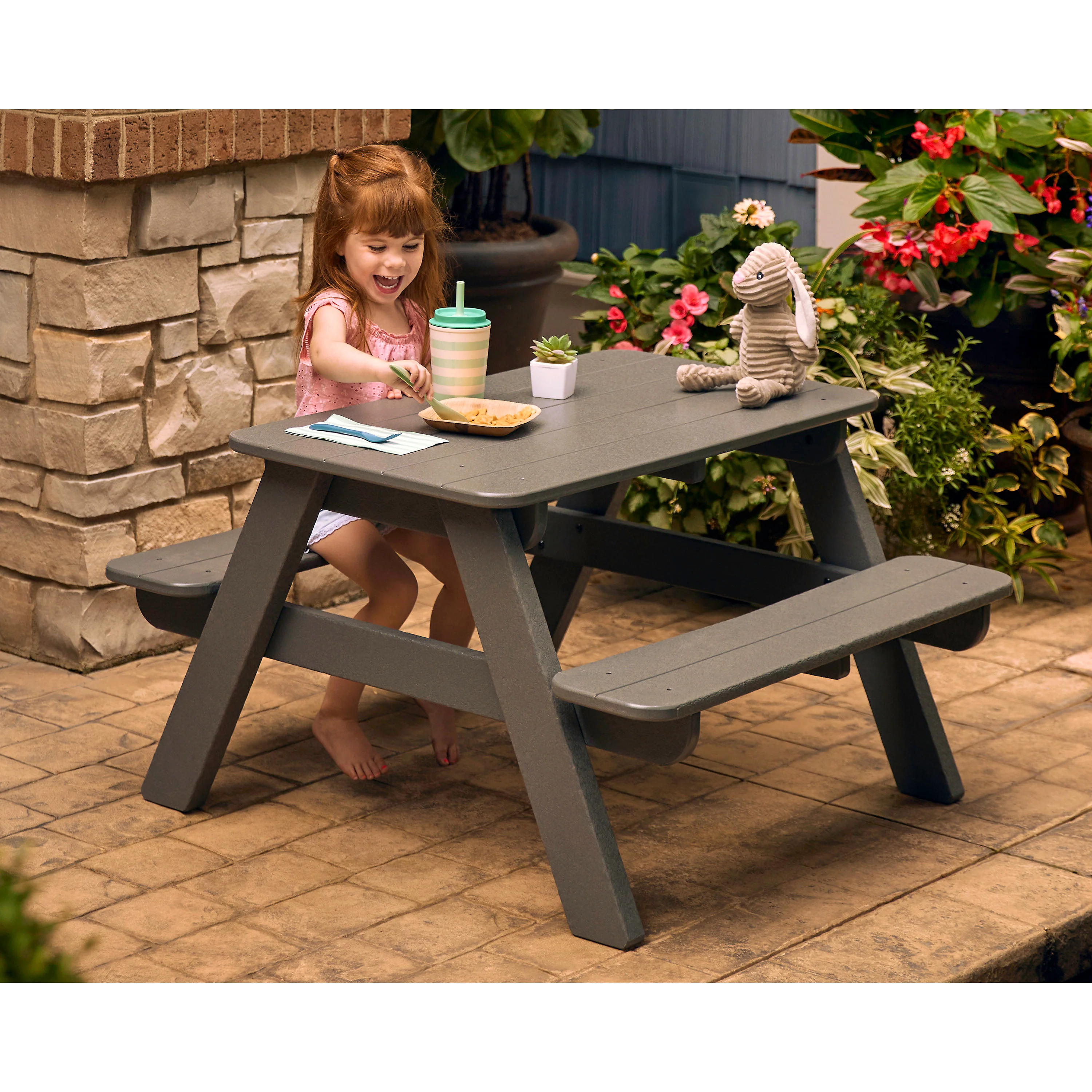 Kids Outdoor Picnic Table - Image 9