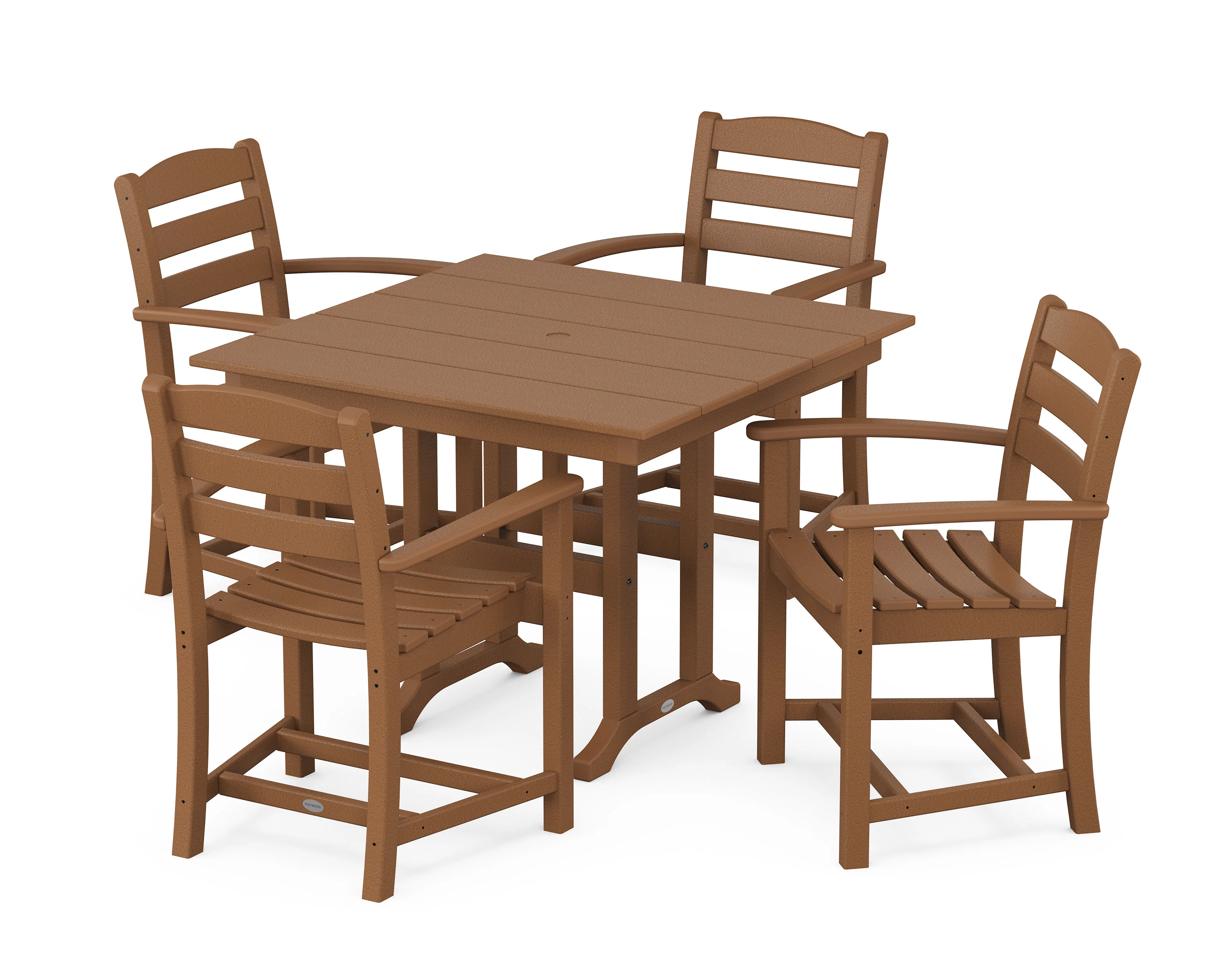 La Casa Café 5-Piece Farmhouse Dining Set - Image 10