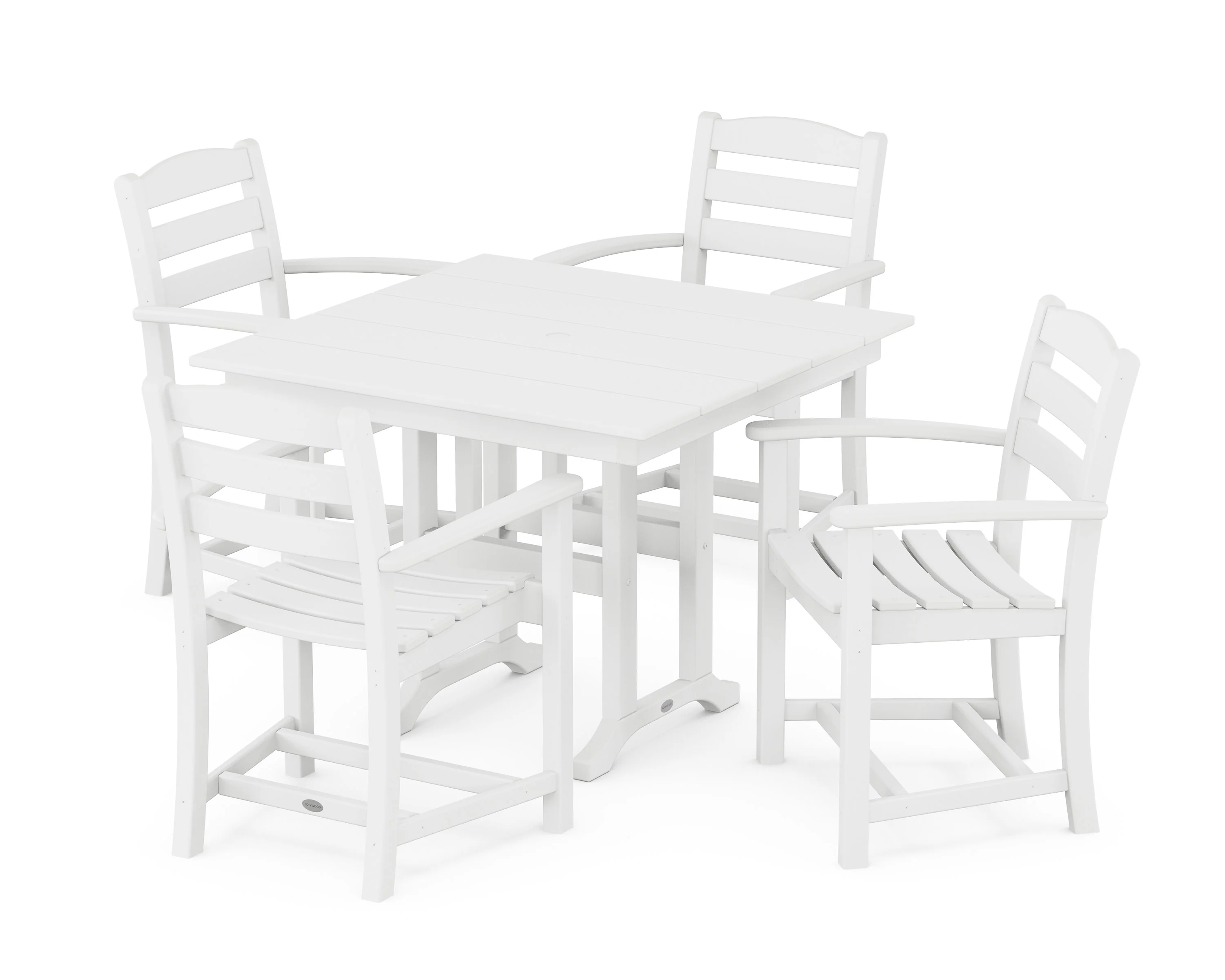 La Casa Café 5-Piece Farmhouse Dining Set - Image 11