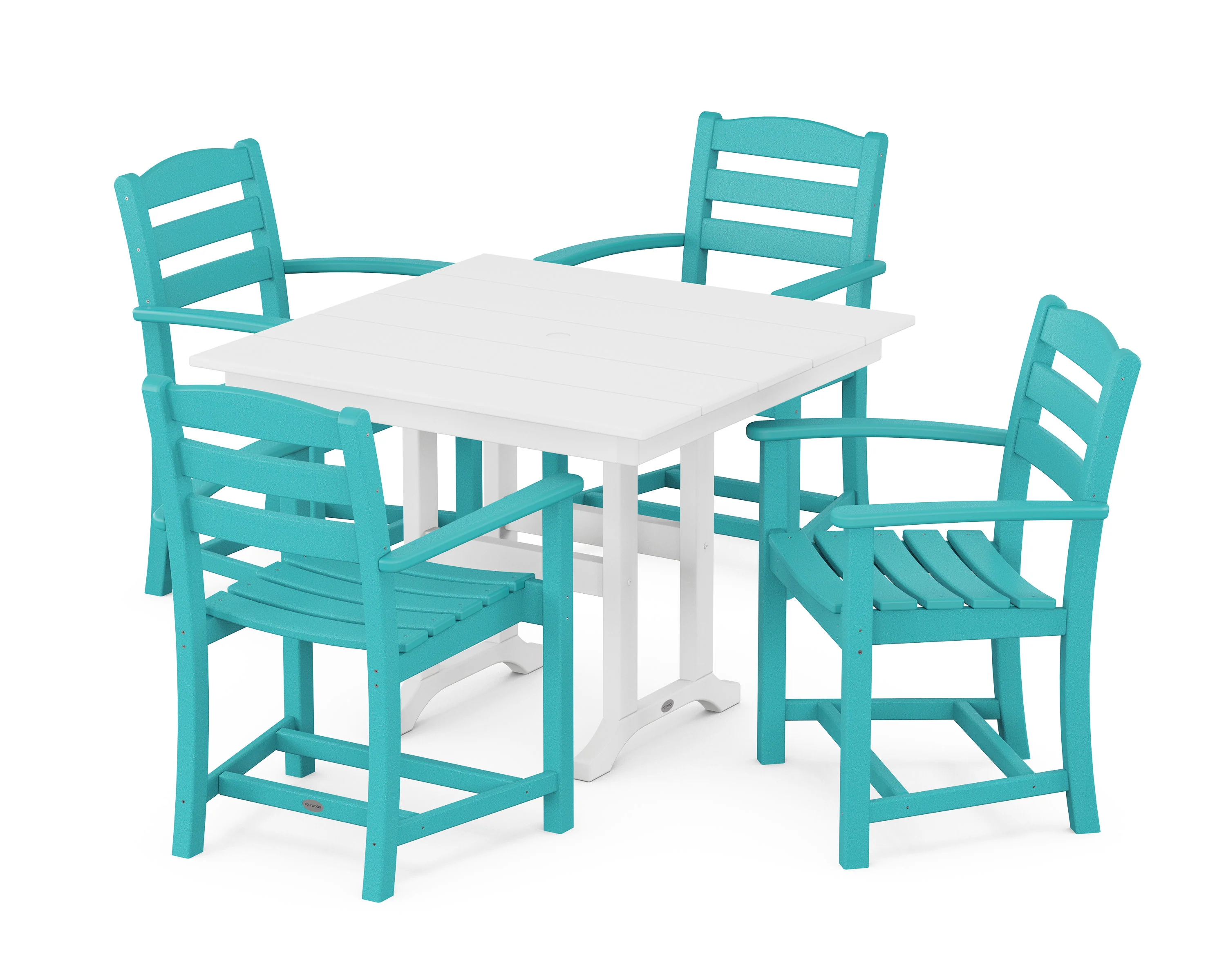 La Casa Café 5-Piece Farmhouse Dining Set - Image 12