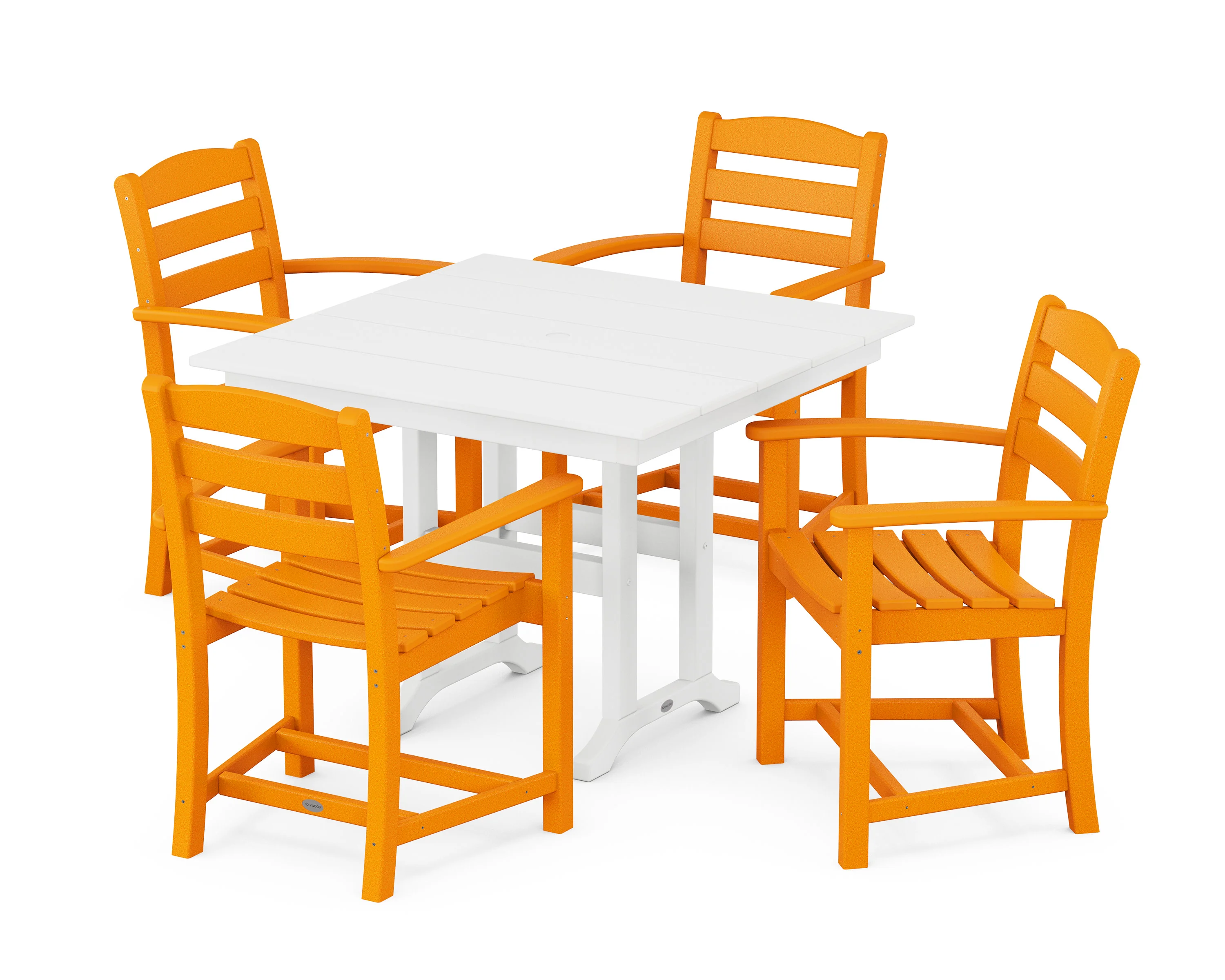 La Casa Café 5-Piece Farmhouse Dining Set - Image 13