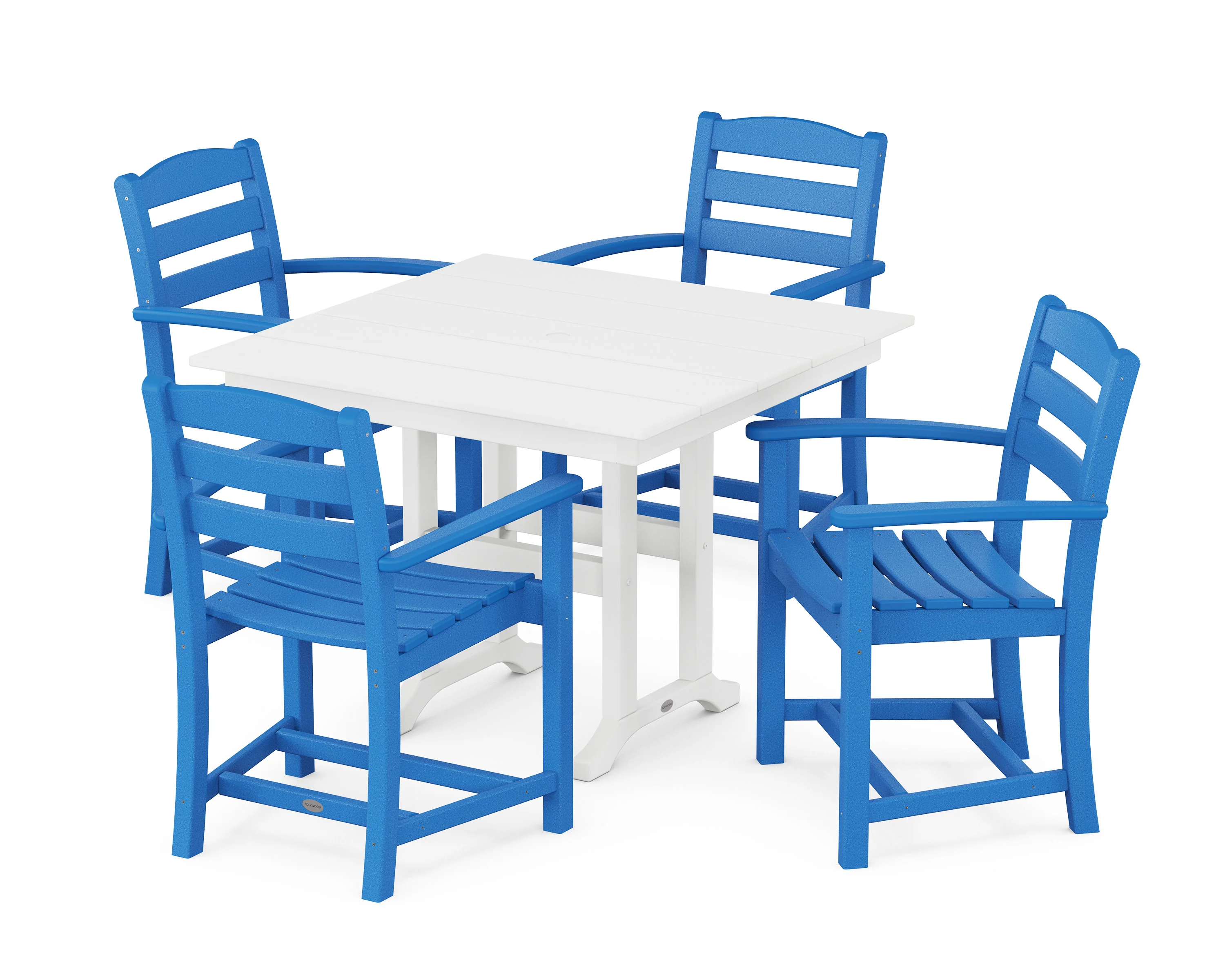 La Casa Café 5-Piece Farmhouse Dining Set - Image 14