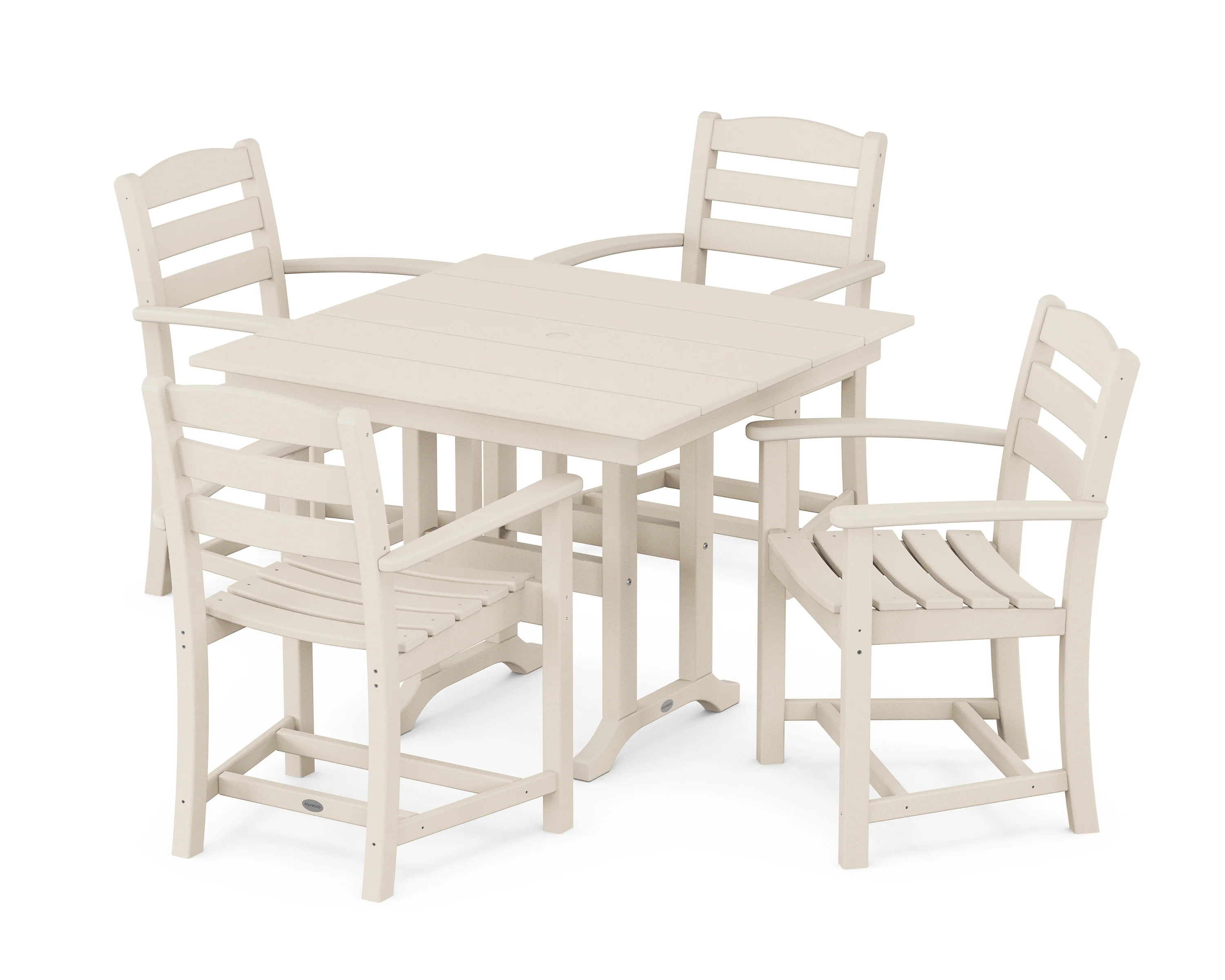 La Casa Café 5-Piece Farmhouse Dining Set - Image 15