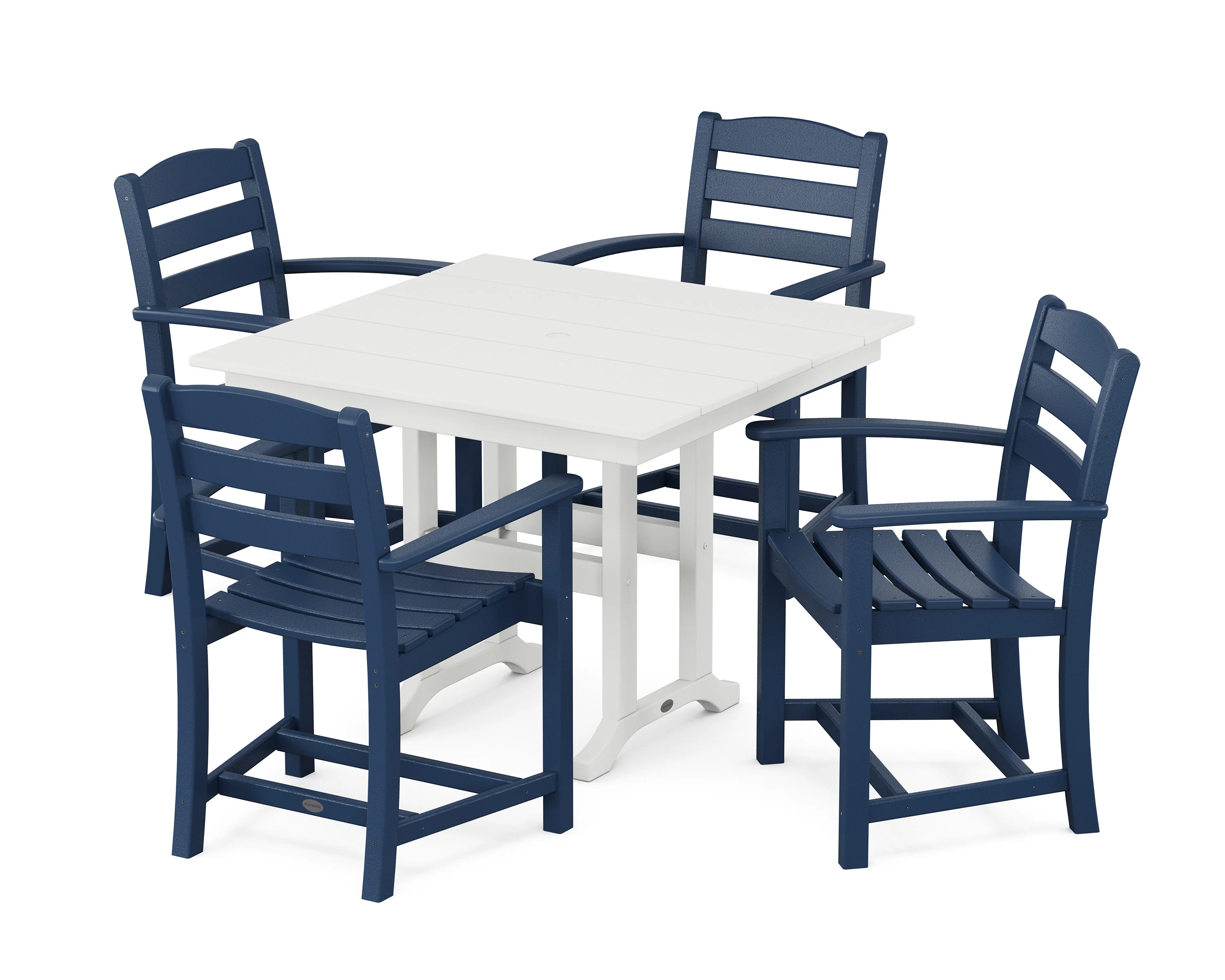 La Casa Café 5-Piece Farmhouse Dining Set - Image 5