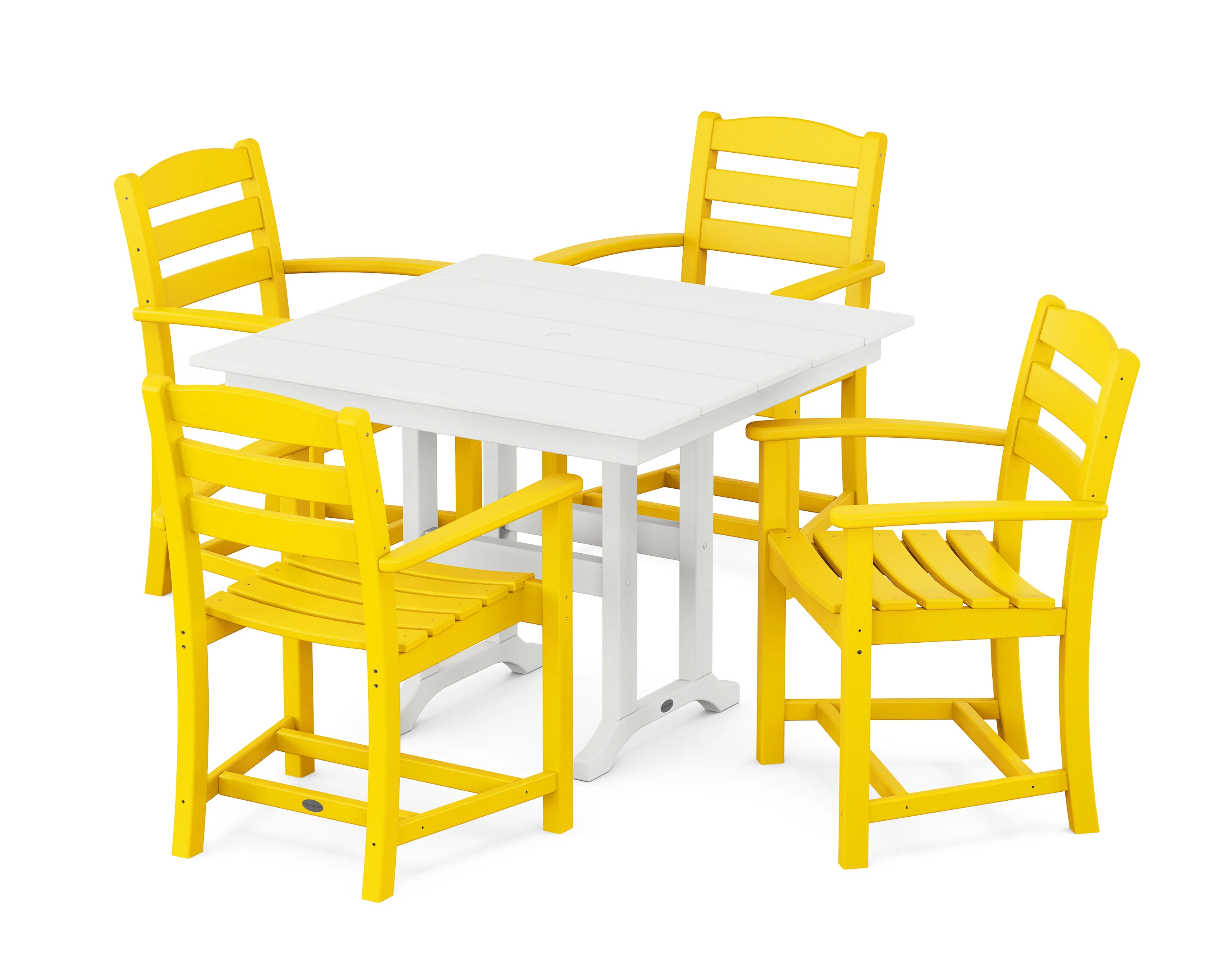 La Casa Café 5-Piece Farmhouse Dining Set - Image 7