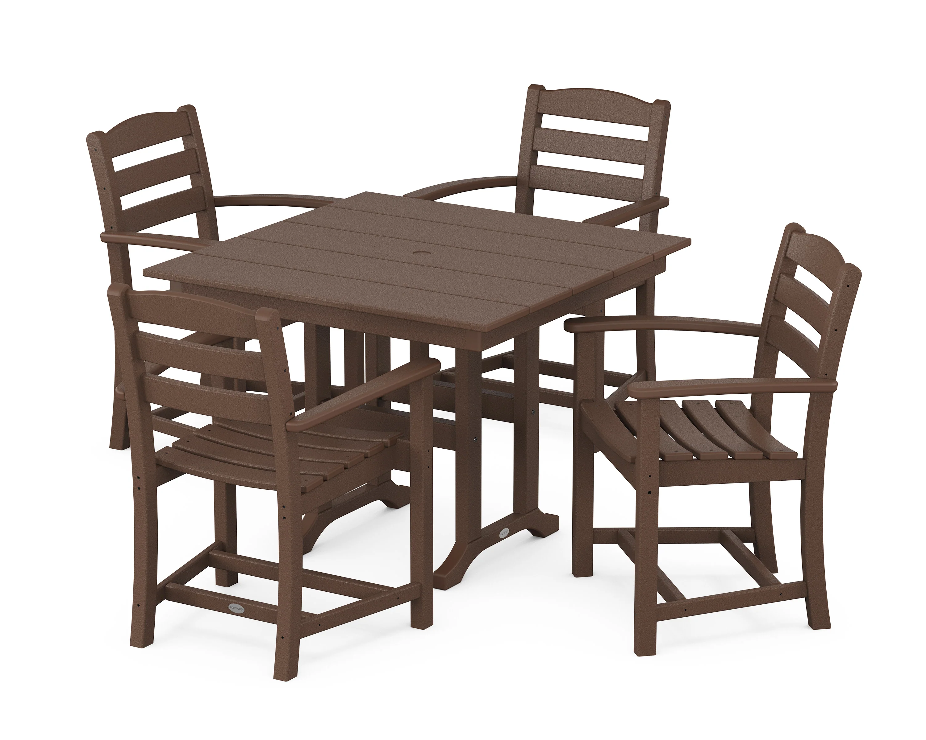 La Casa Café 5-Piece Farmhouse Dining Set - Image 8