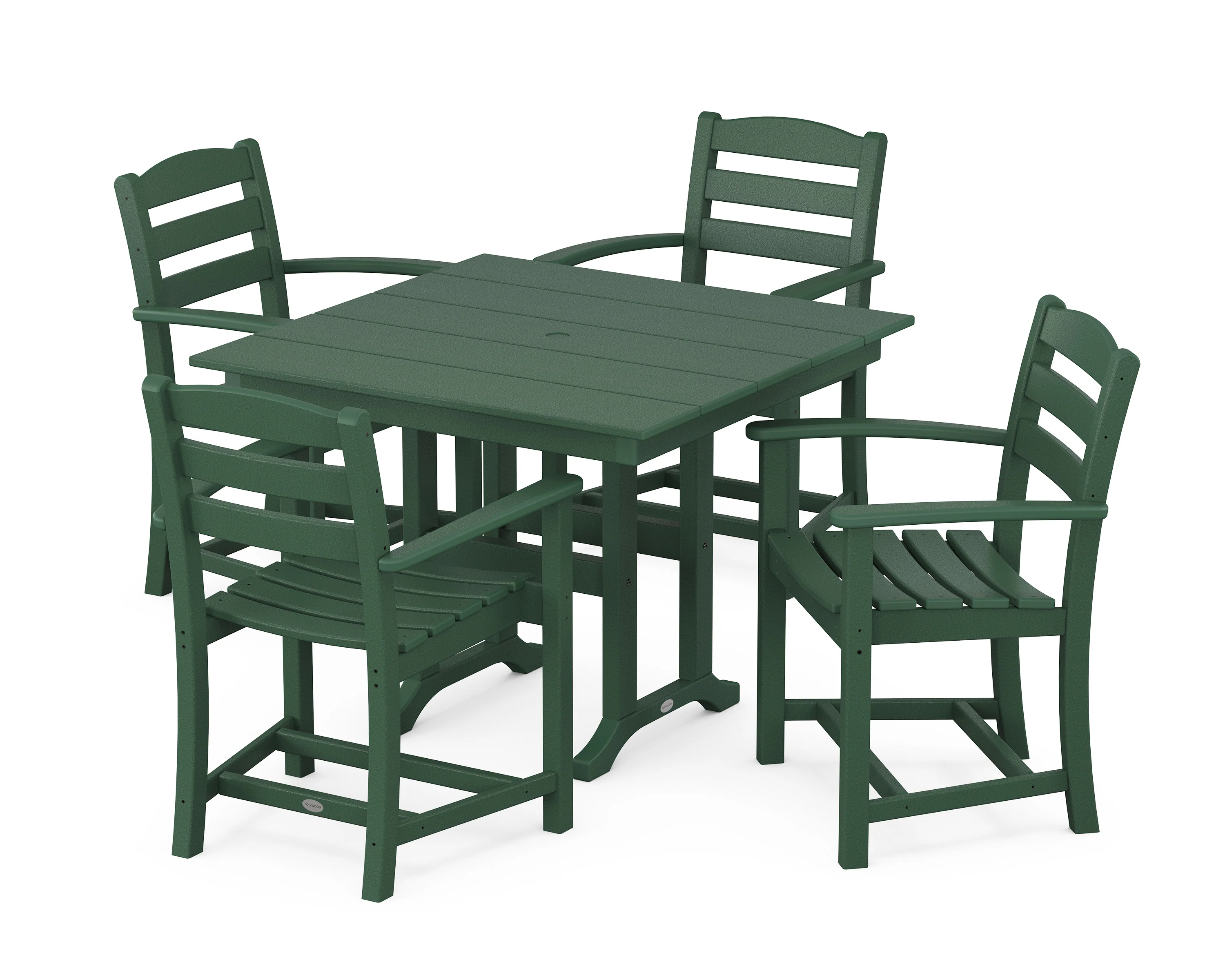 La Casa Café 5-Piece Farmhouse Dining Set - Image 9
