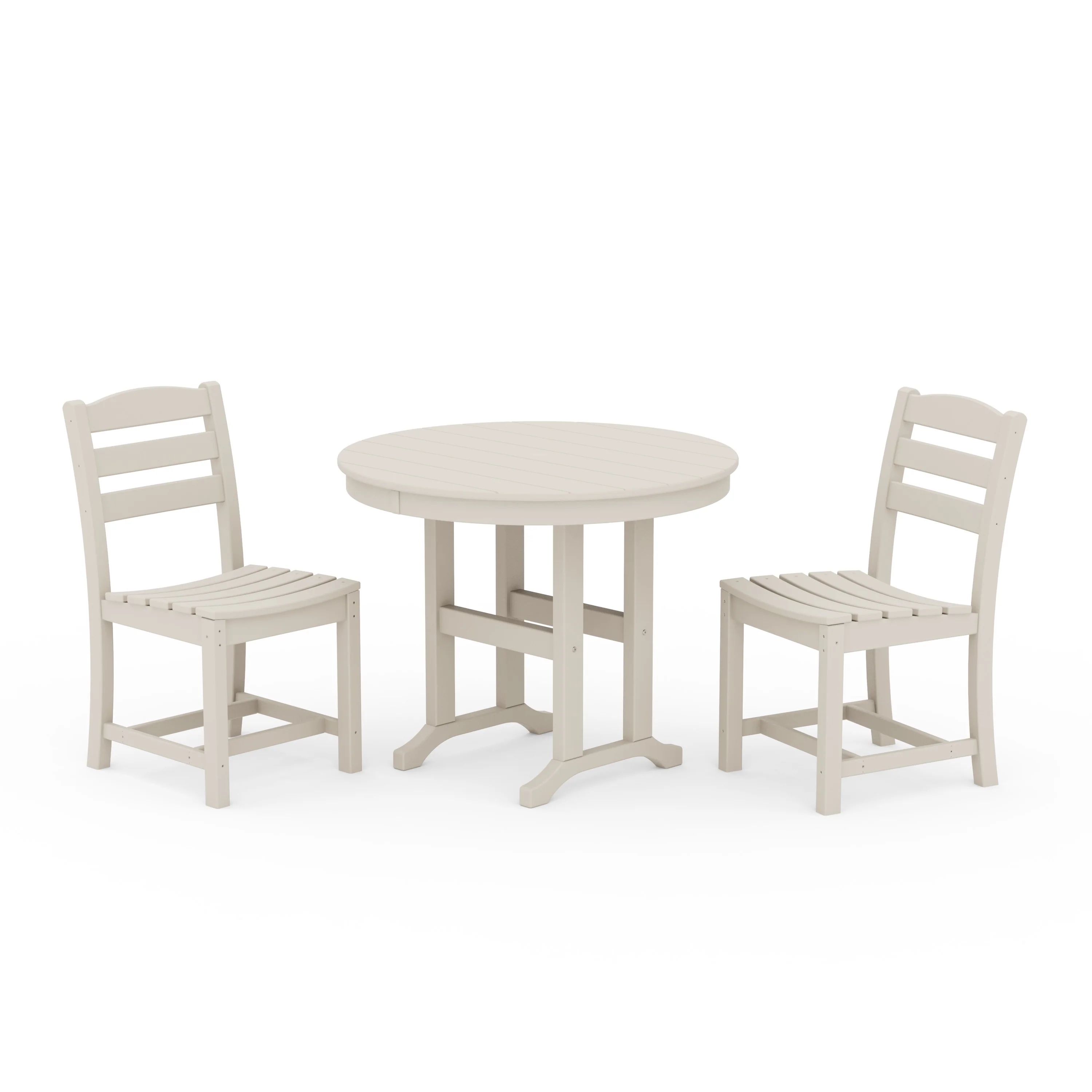La Casa Café Side Chair 3-Piece Round Dining Set - Image 12
