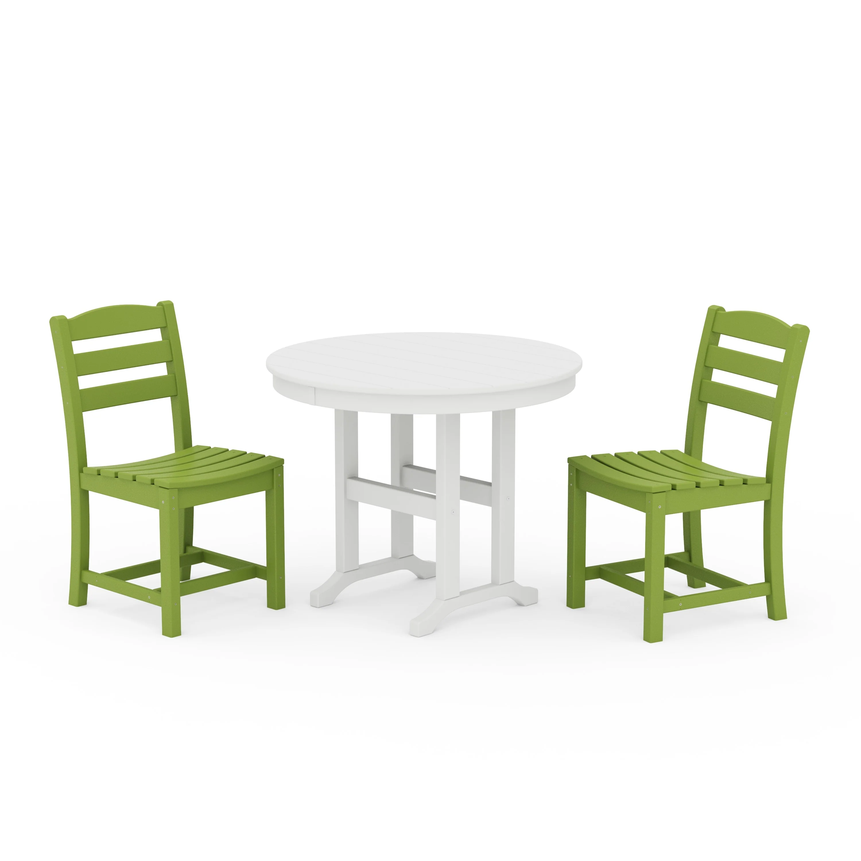 La Casa Café Side Chair 3-Piece Round Dining Set - Image 13
