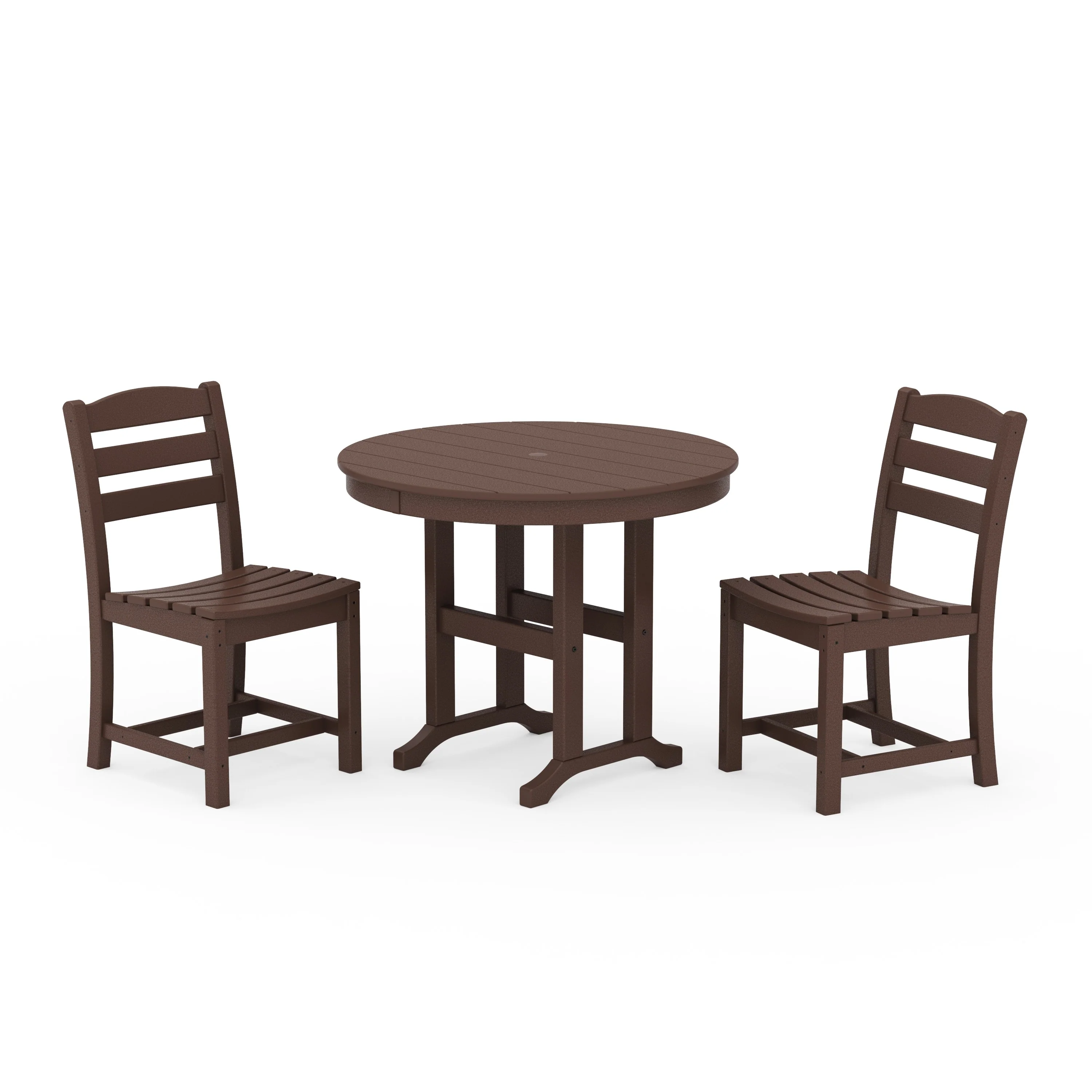 La Casa Café Side Chair 3-Piece Round Dining Set - Image 6