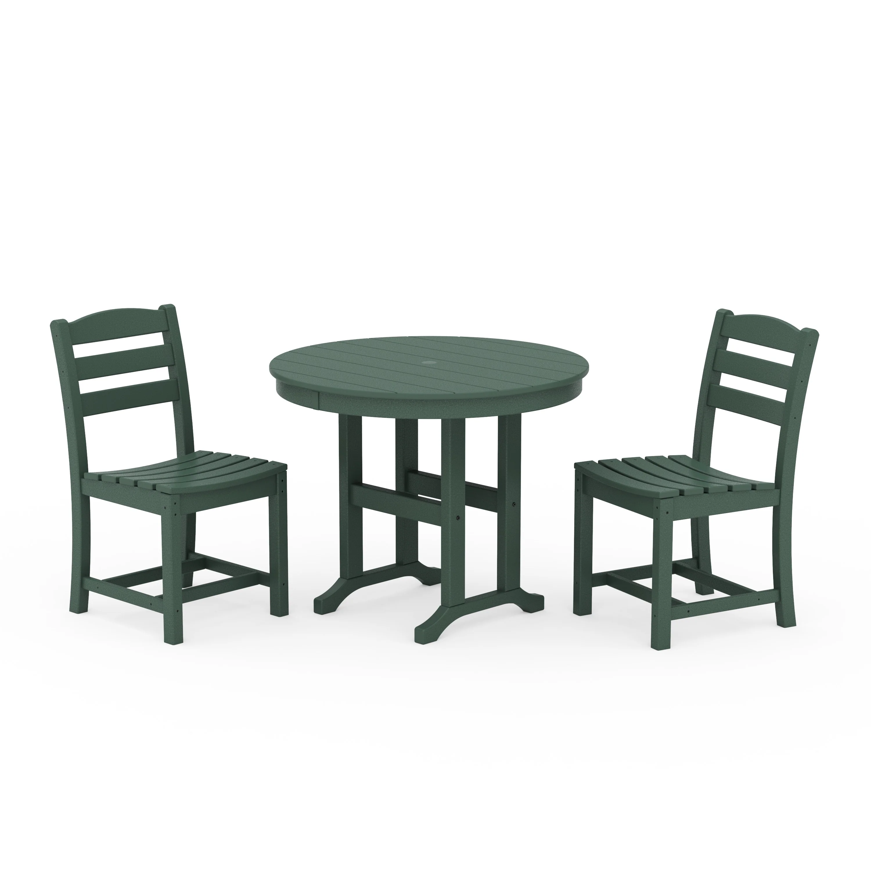 La Casa Café Side Chair 3-Piece Round Dining Set - Image 7