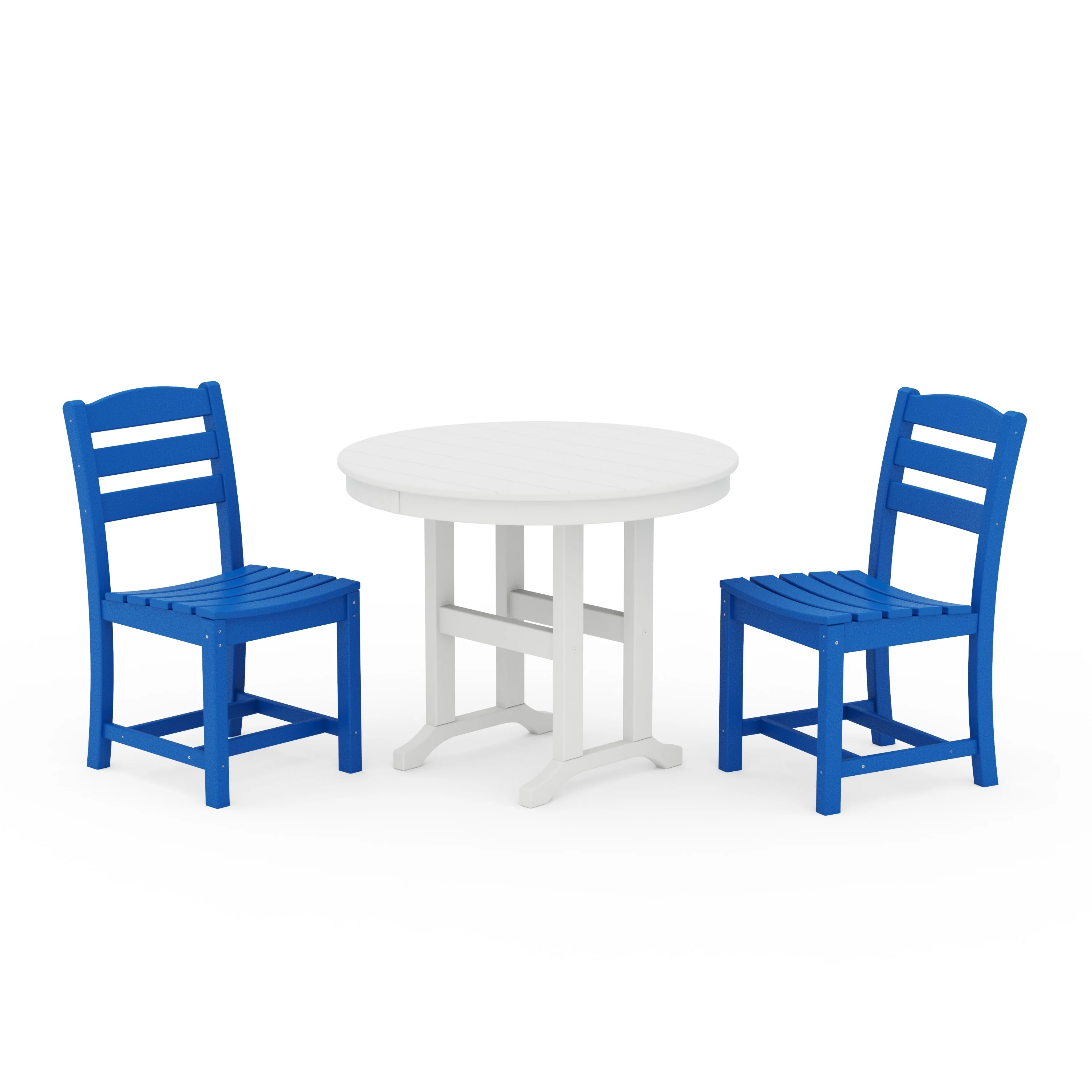 La Casa Café Side Chair 3-Piece Round Dining Set - Image 9