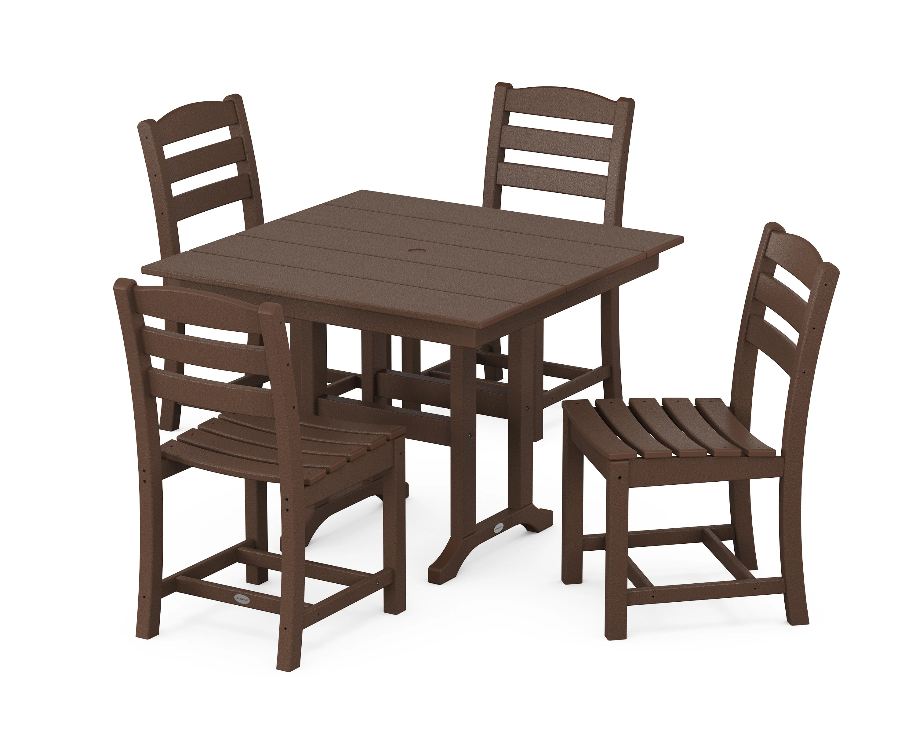 La Casa Café Side Chair 5-Piece Farmhouse Dining Set - Image 14