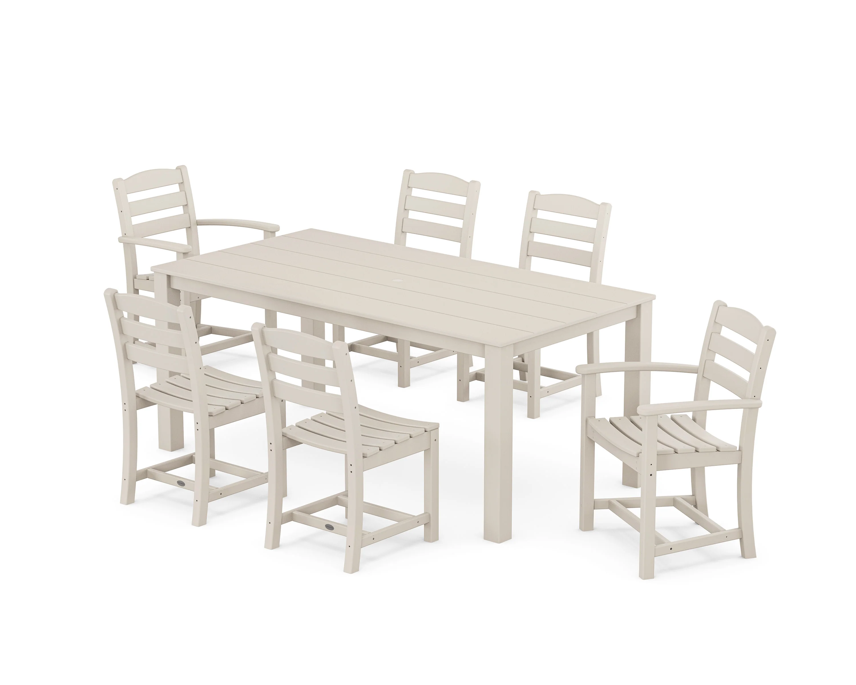 La Casa Cafe' 7-Piece Parsons Dining Set - Image 8
