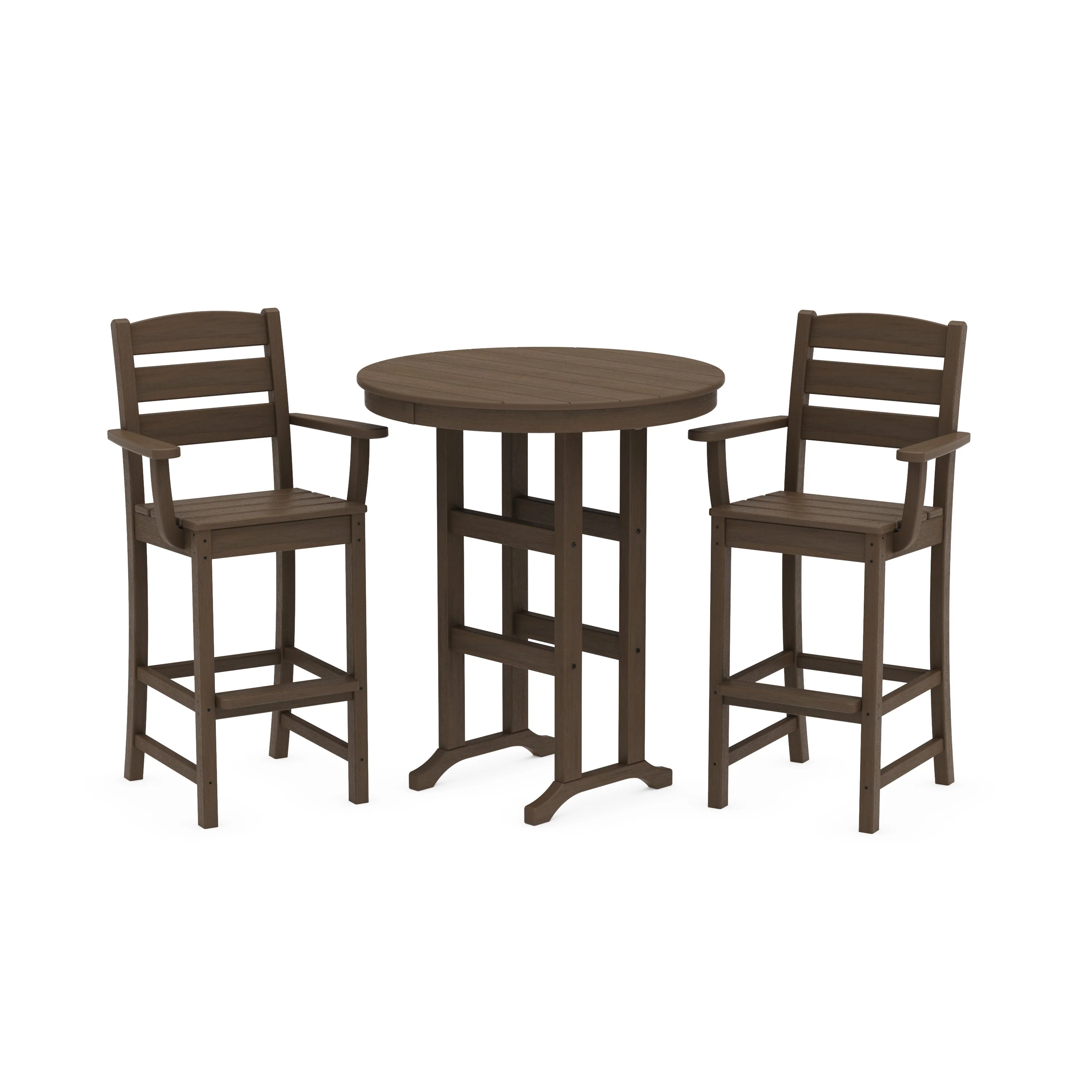 Lakeside 3-Piece Round Bar Arm Chair Set - Image 12