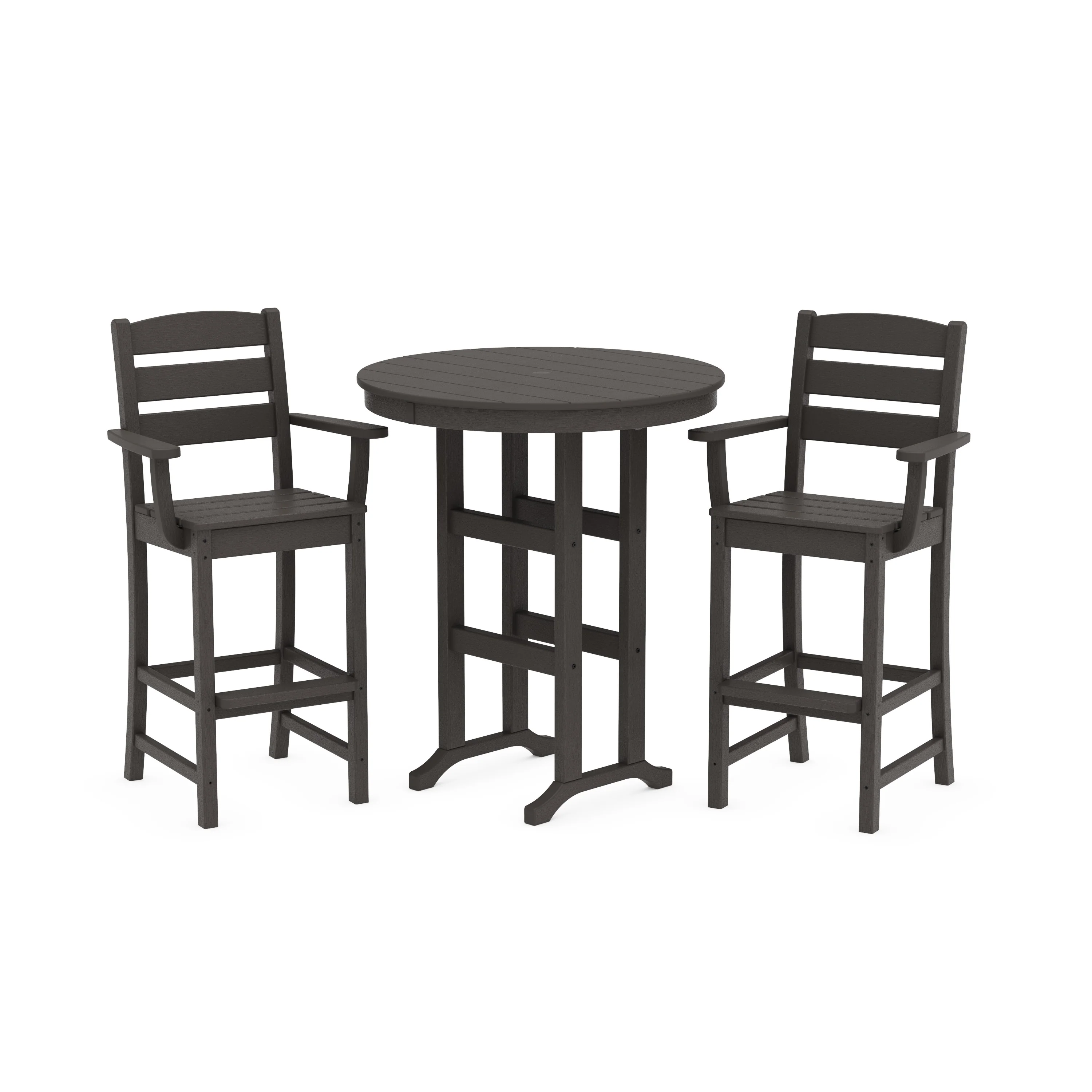 Lakeside 3-Piece Round Bar Arm Chair Set - Image 13