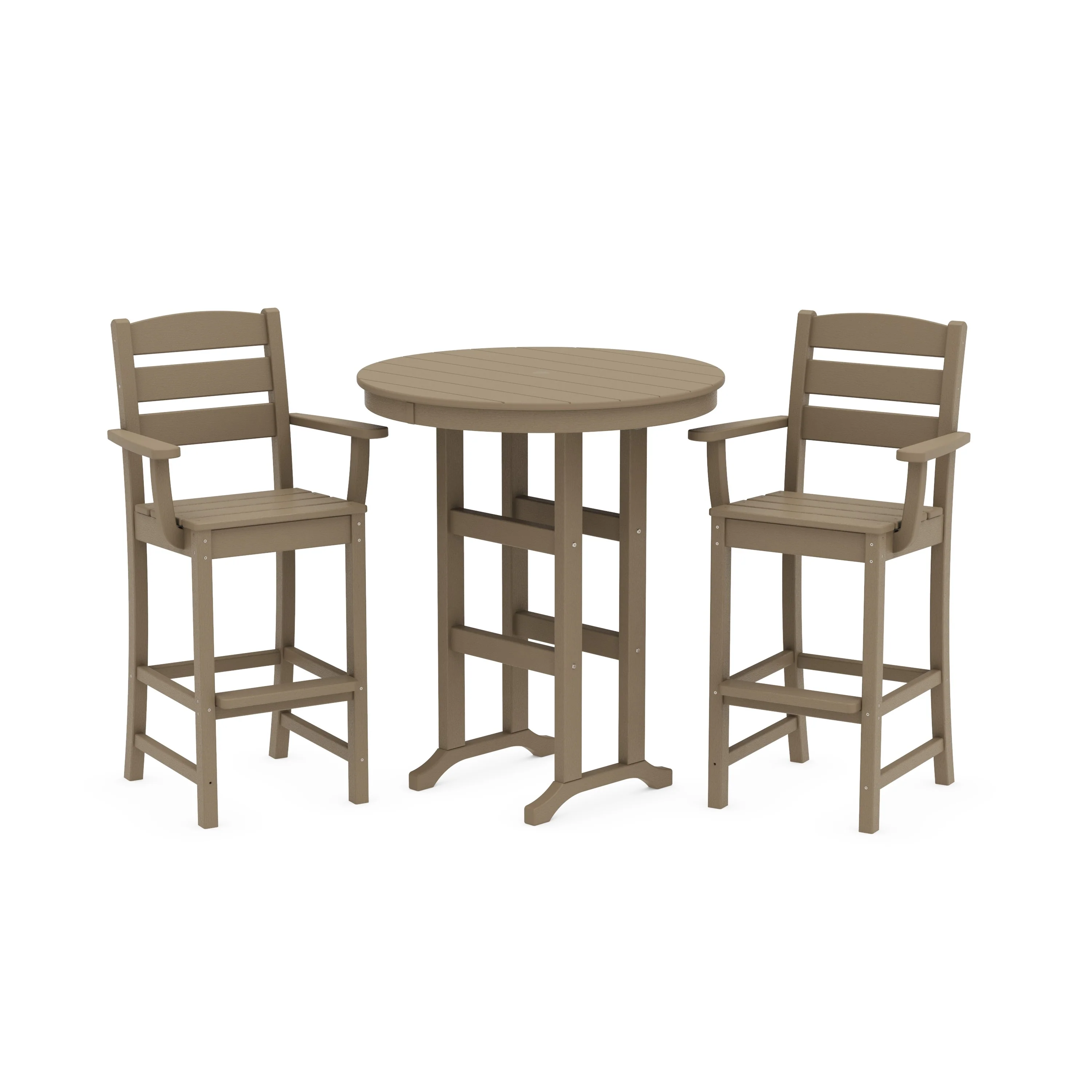 Lakeside 3-Piece Round Bar Arm Chair Set - Image 14