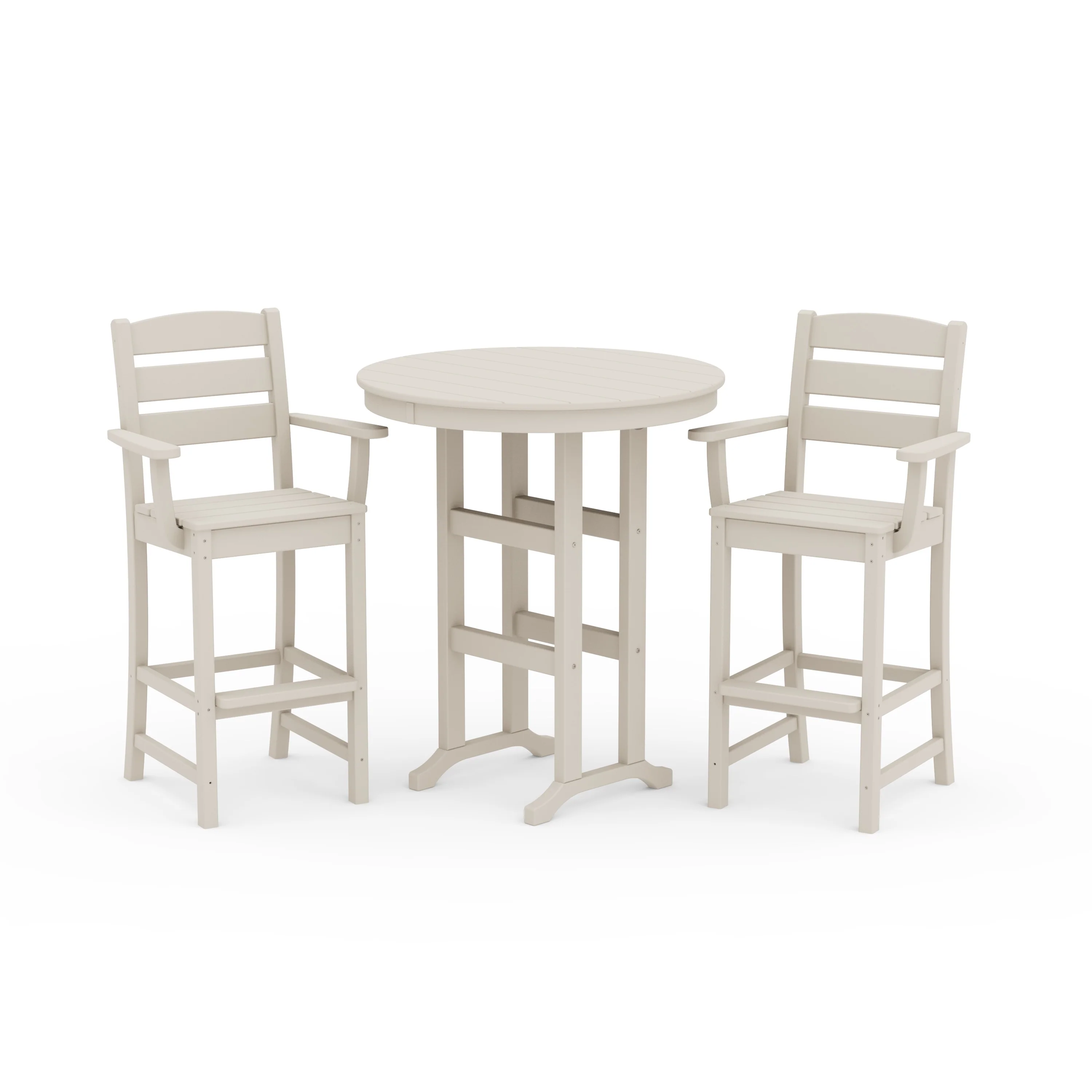 Lakeside 3-Piece Round Bar Arm Chair Set - Image 5