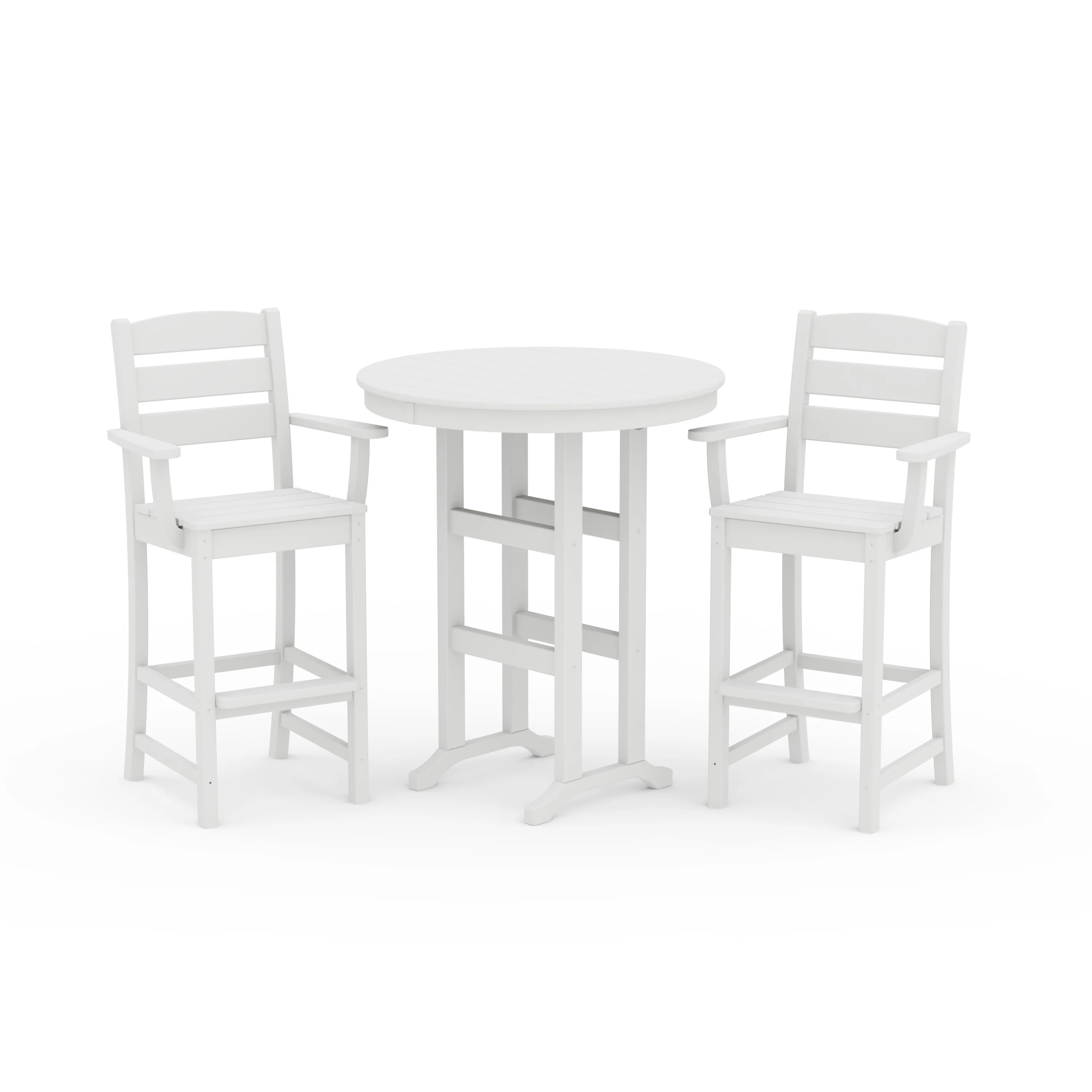 Lakeside 3-Piece Round Bar Arm Chair Set - Image 8