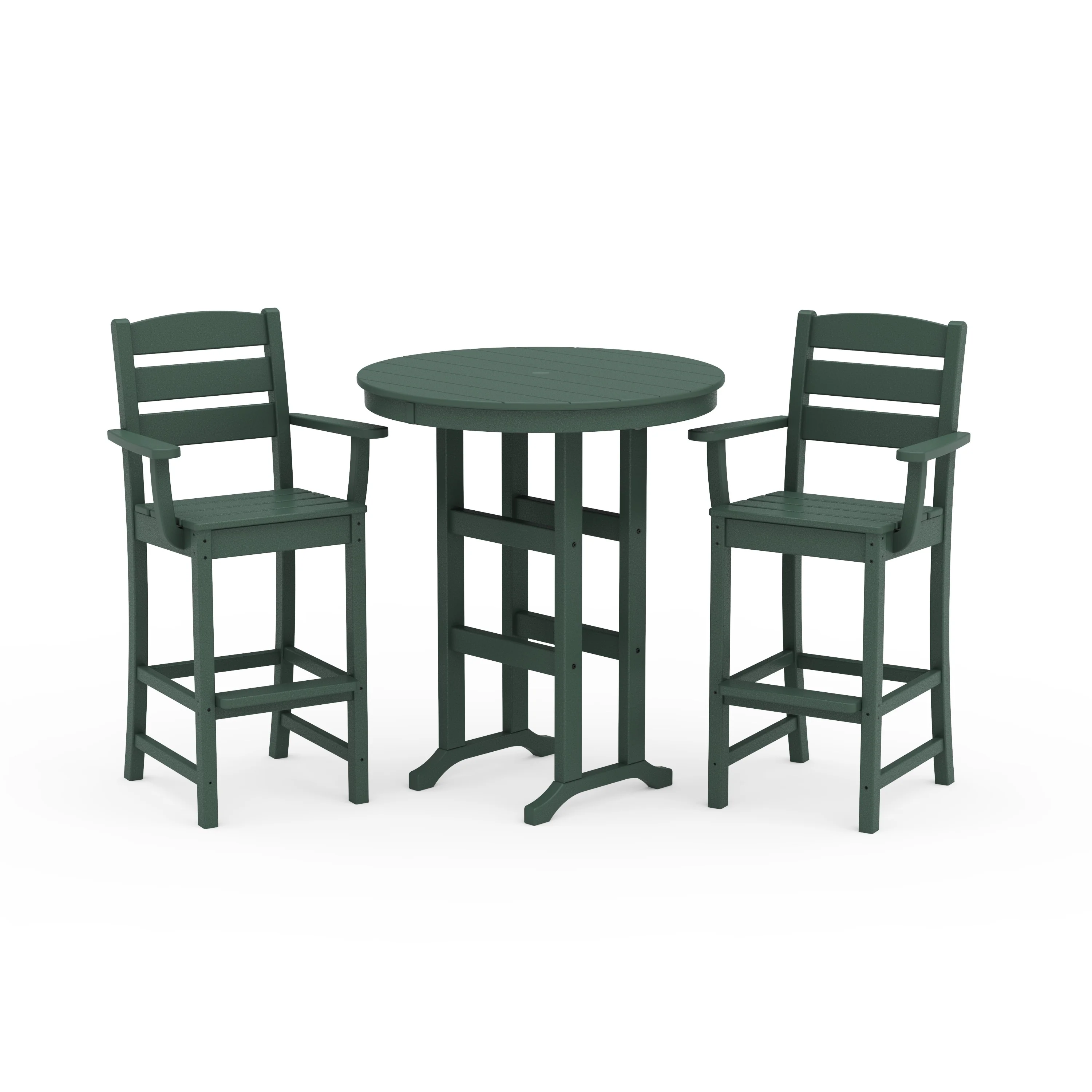 Lakeside 3-Piece Round Bar Arm Chair Set - Image 9