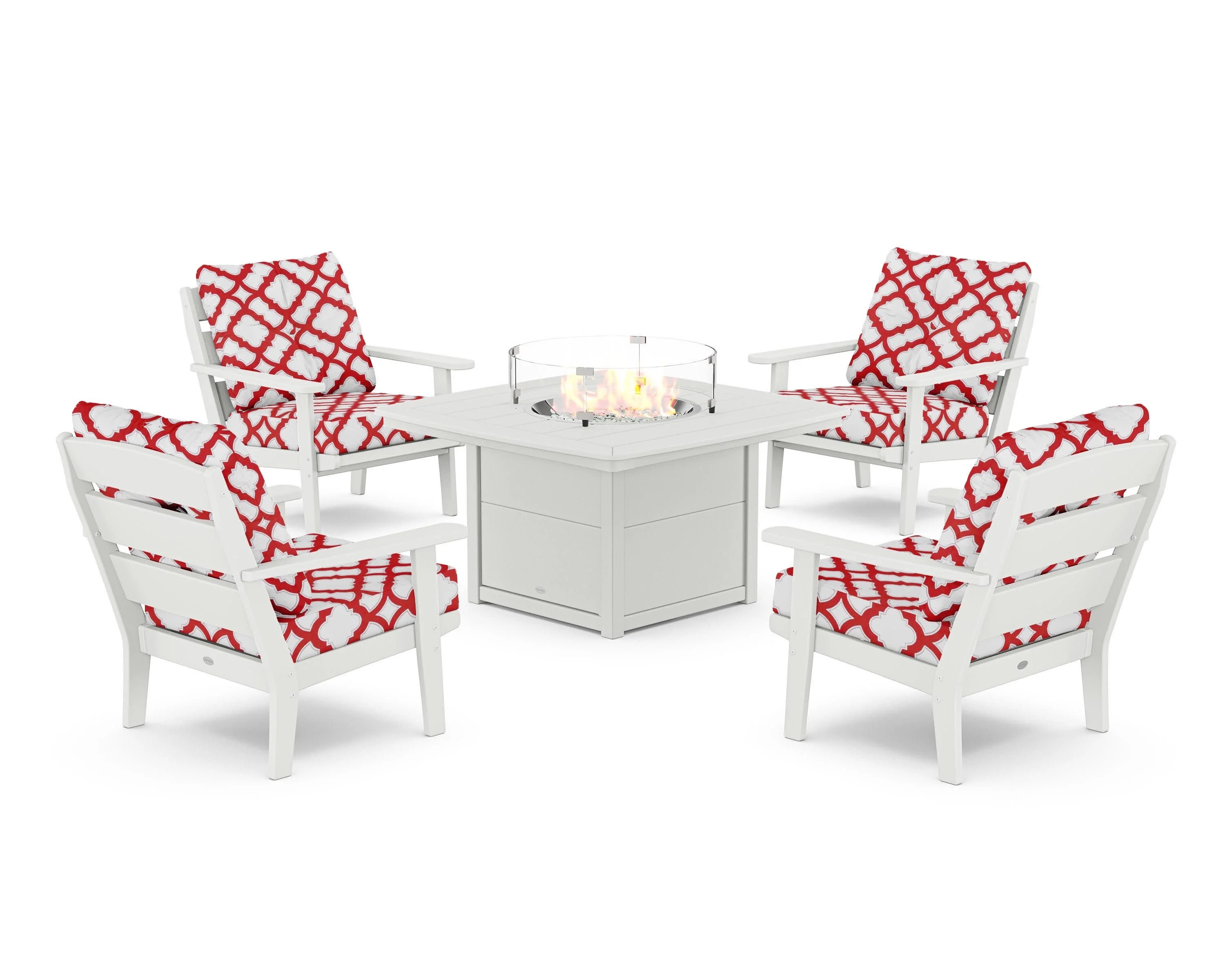Lakeside 5-Piece Deep Seating Set with Nautical Fire Pit Table - Image 178