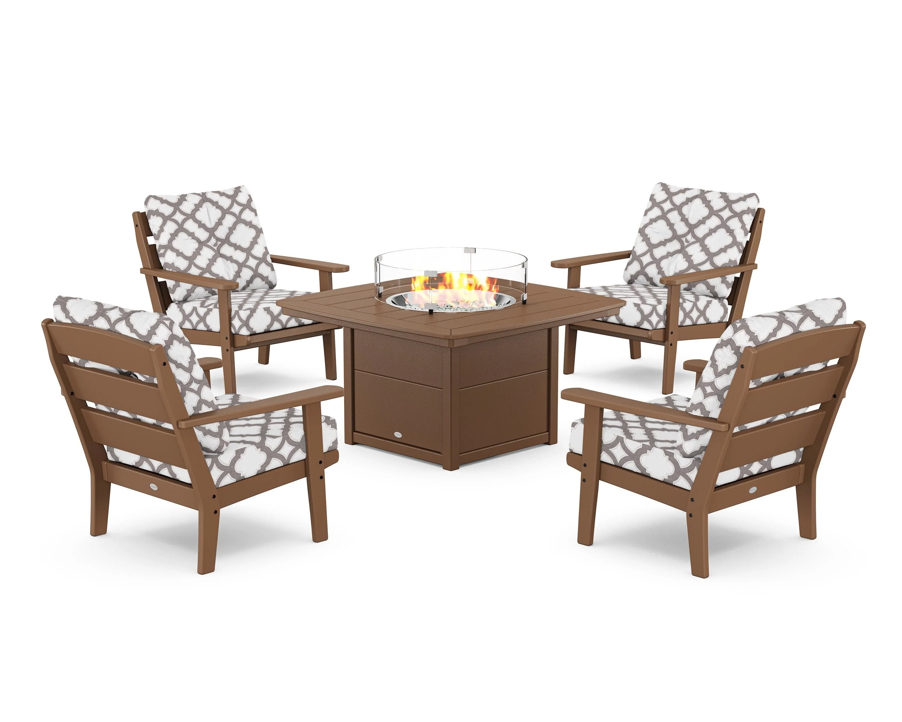 Lakeside 5-Piece Deep Seating Set with Nautical Fire Pit Table - Image 183