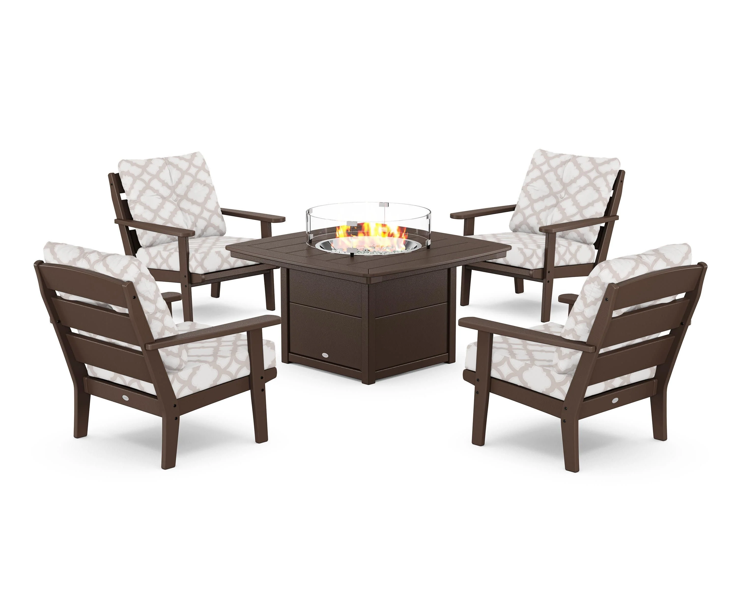 Lakeside 5-Piece Deep Seating Set with Nautical Fire Pit Table - Image 61