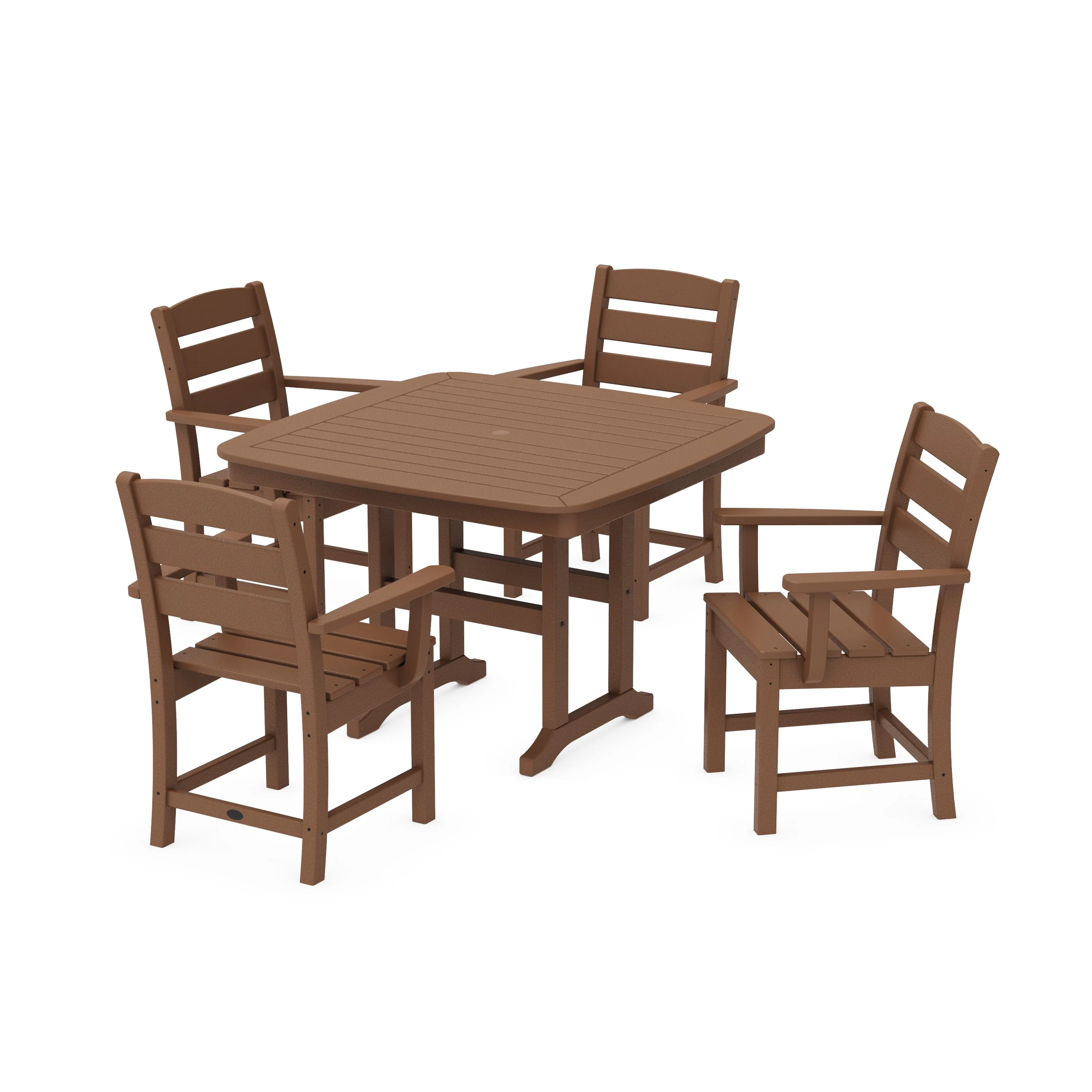 Lakeside 5-Piece Dining Set with Trestle Legs - Image 6