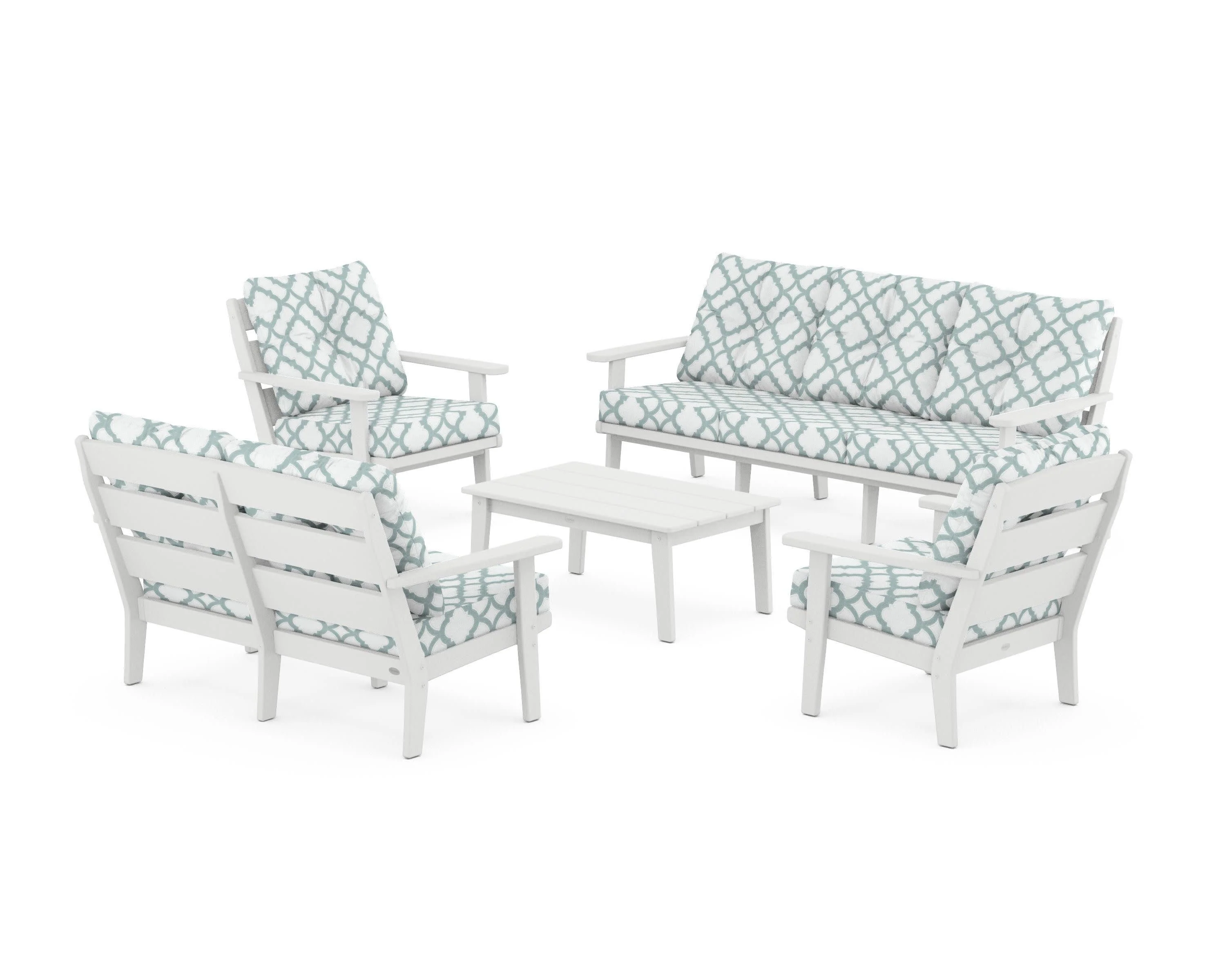 Lakeside 5-Piece Lounge Sofa Set - Image 119