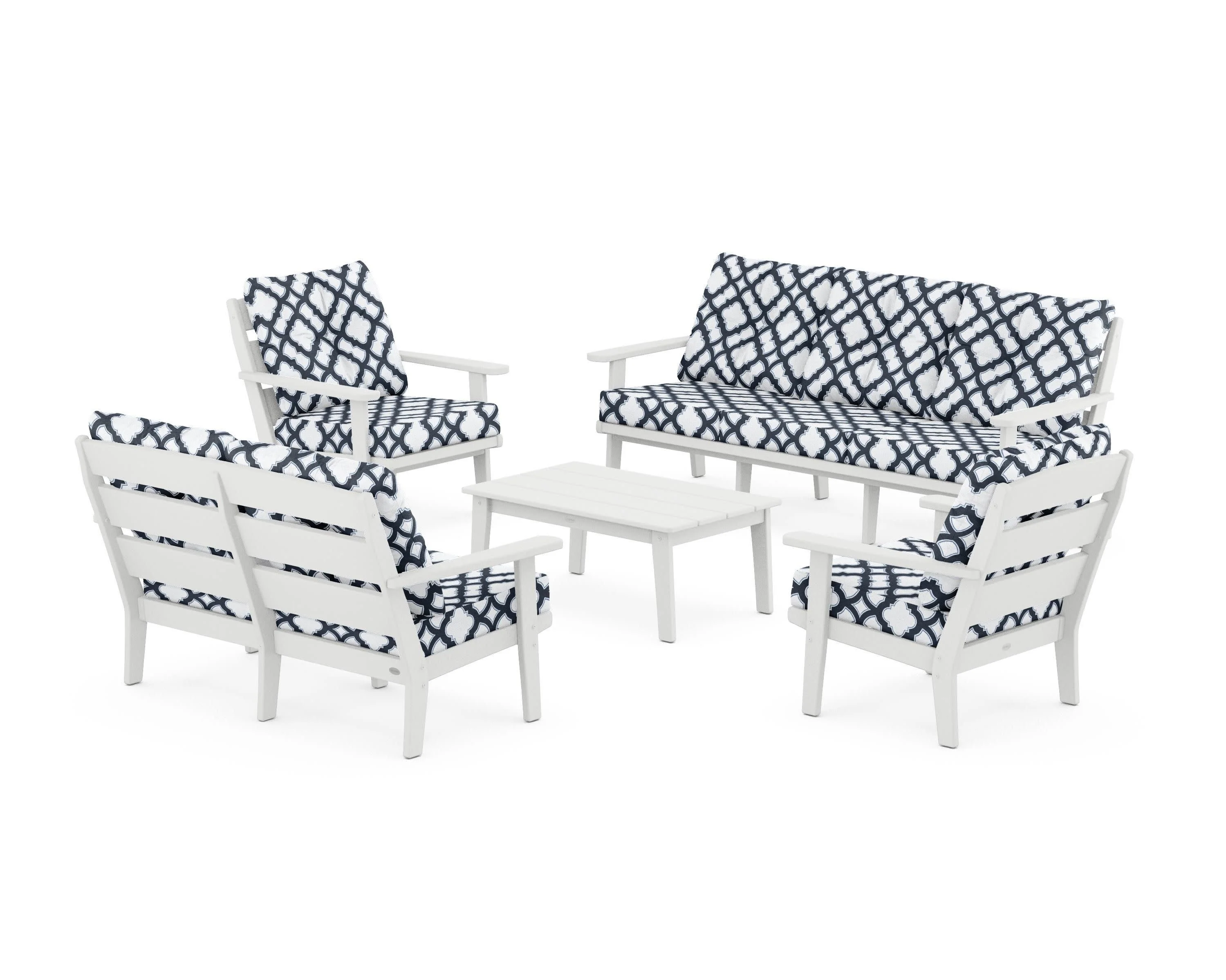 Lakeside 5-Piece Lounge Sofa Set - Image 175