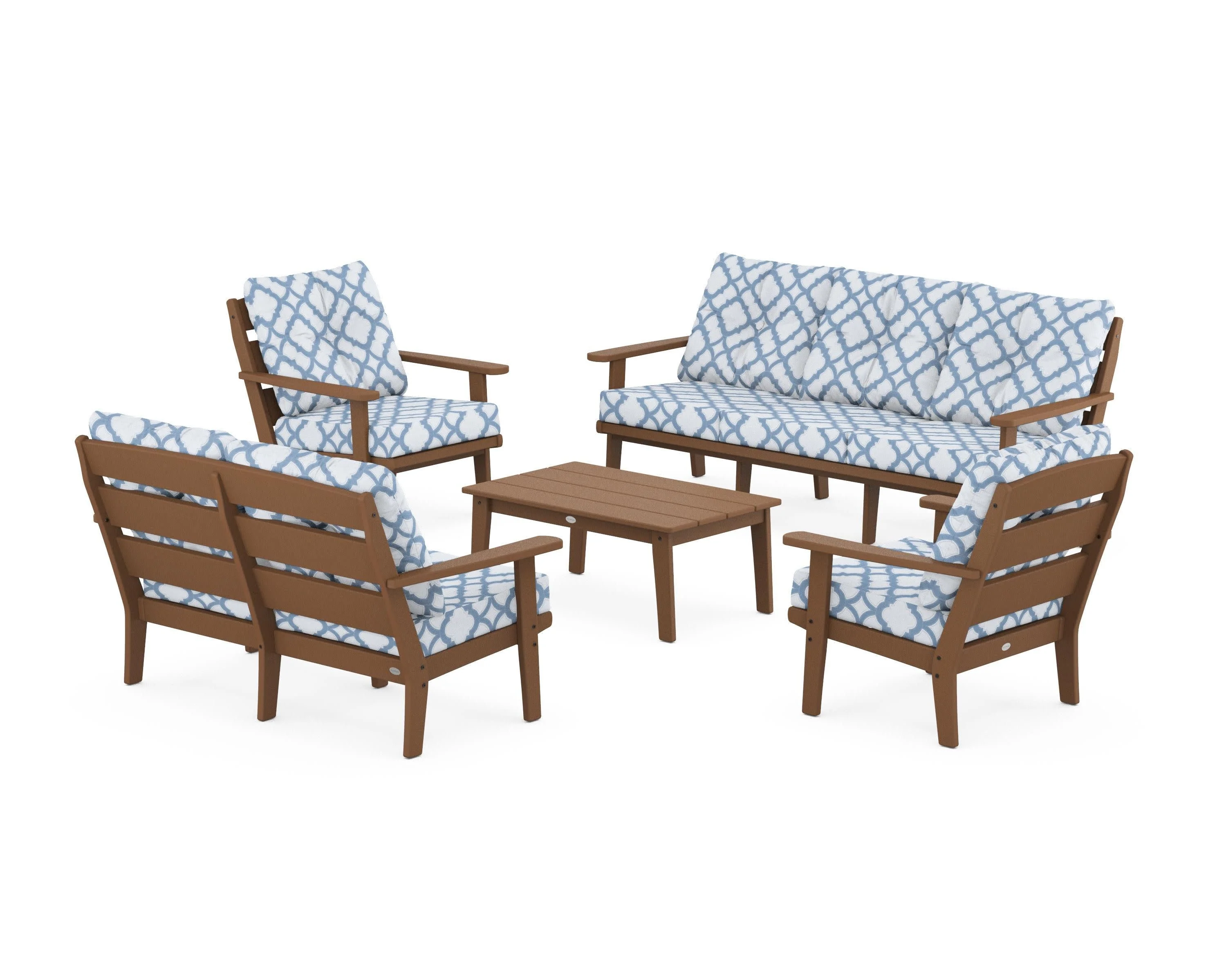 Lakeside 5-Piece Lounge Sofa Set - Image 208