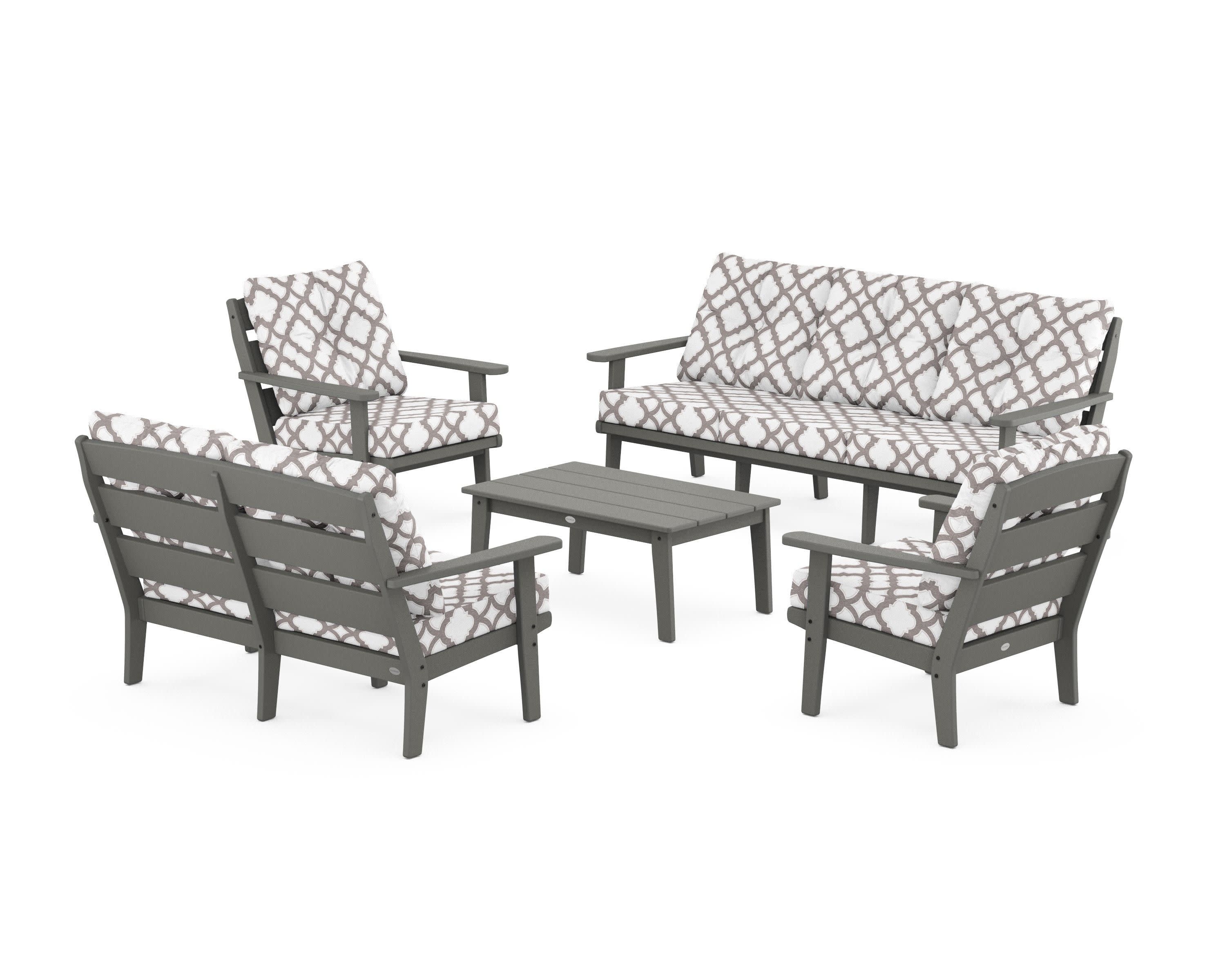 Lakeside 5-Piece Lounge Sofa Set - Image 84
