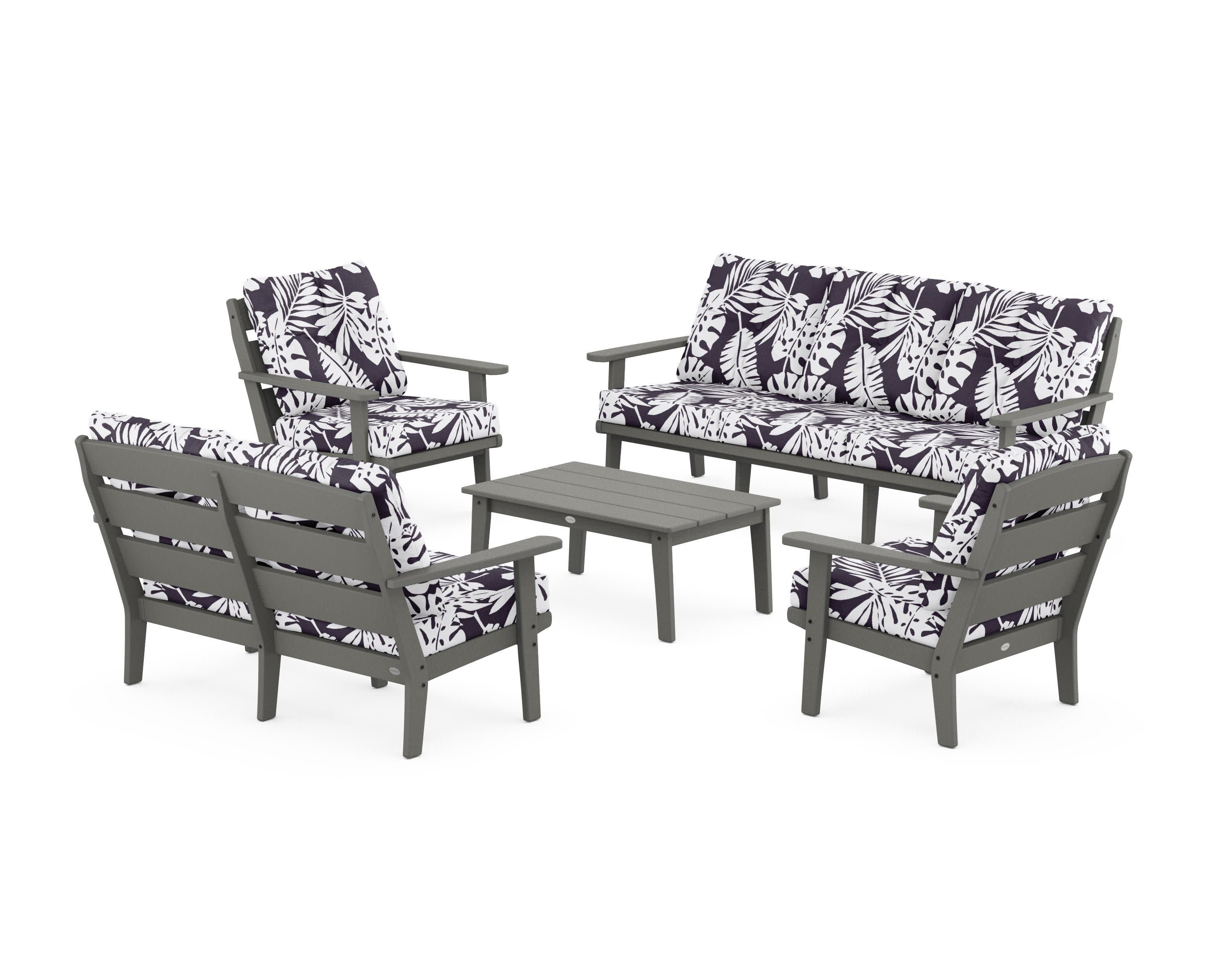 Lakeside 5-Piece Lounge Sofa Set - Image 94