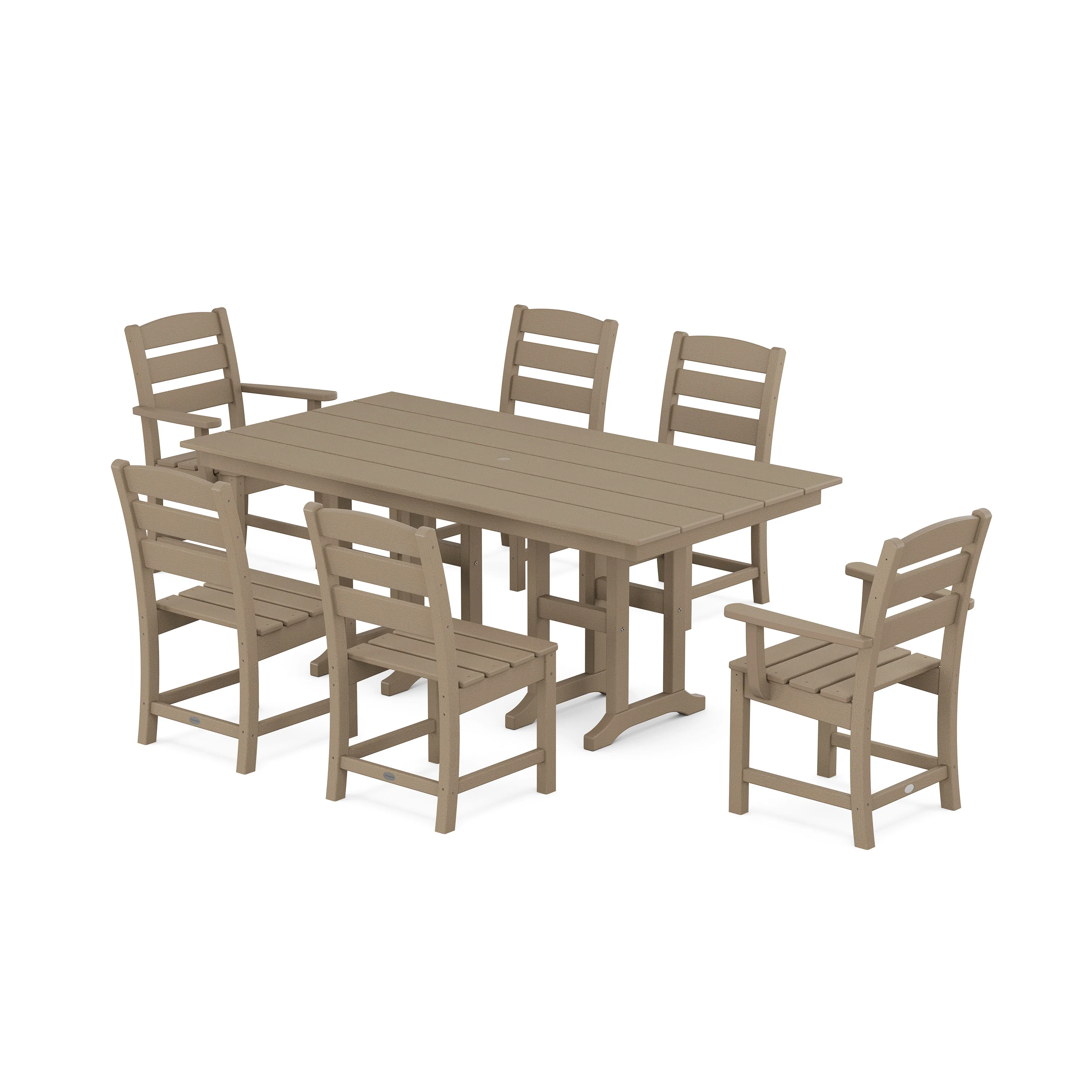 Lakeside 7-Piece Farmhouse Dining Set - Image 16