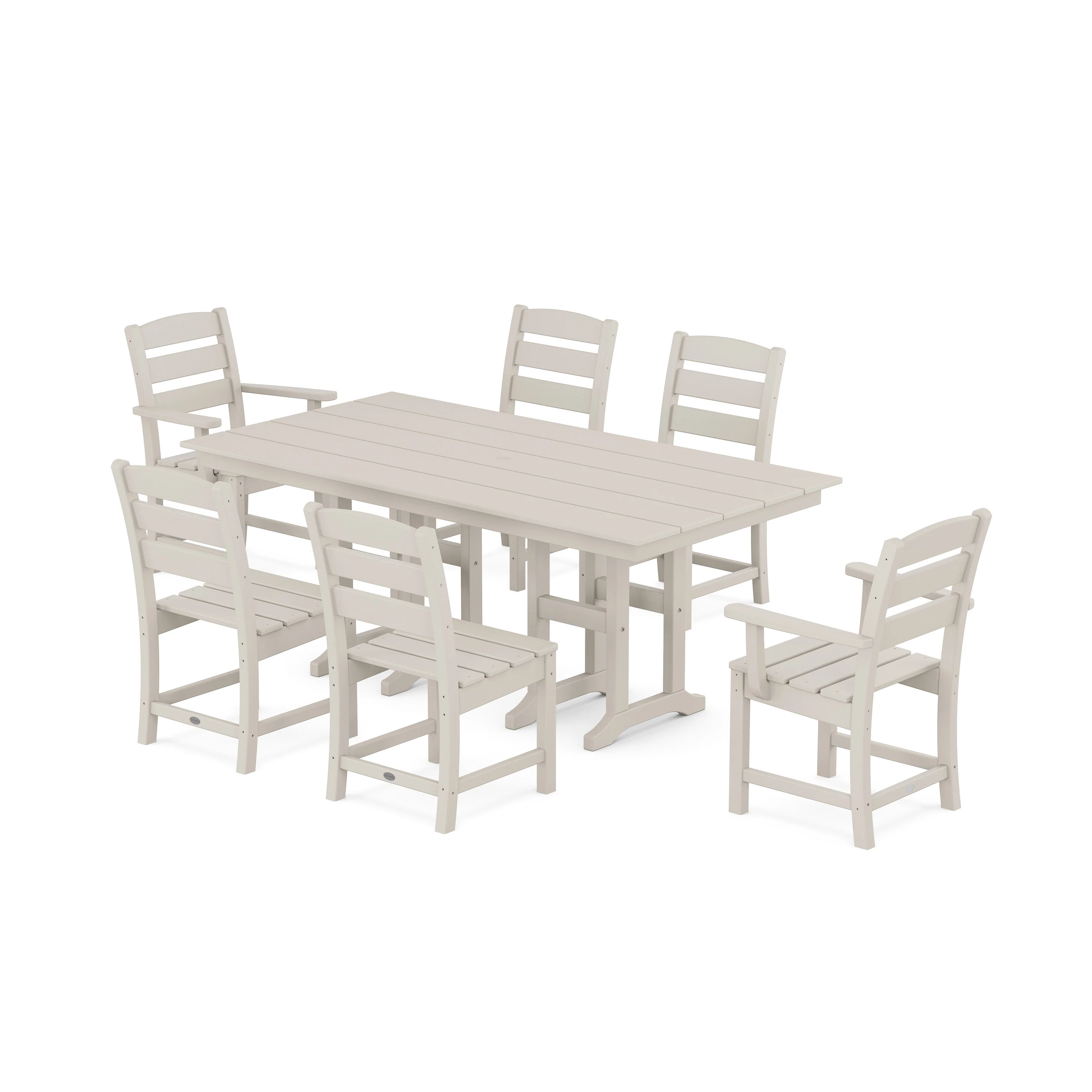 Lakeside 7-Piece Farmhouse Dining Set - Image 8