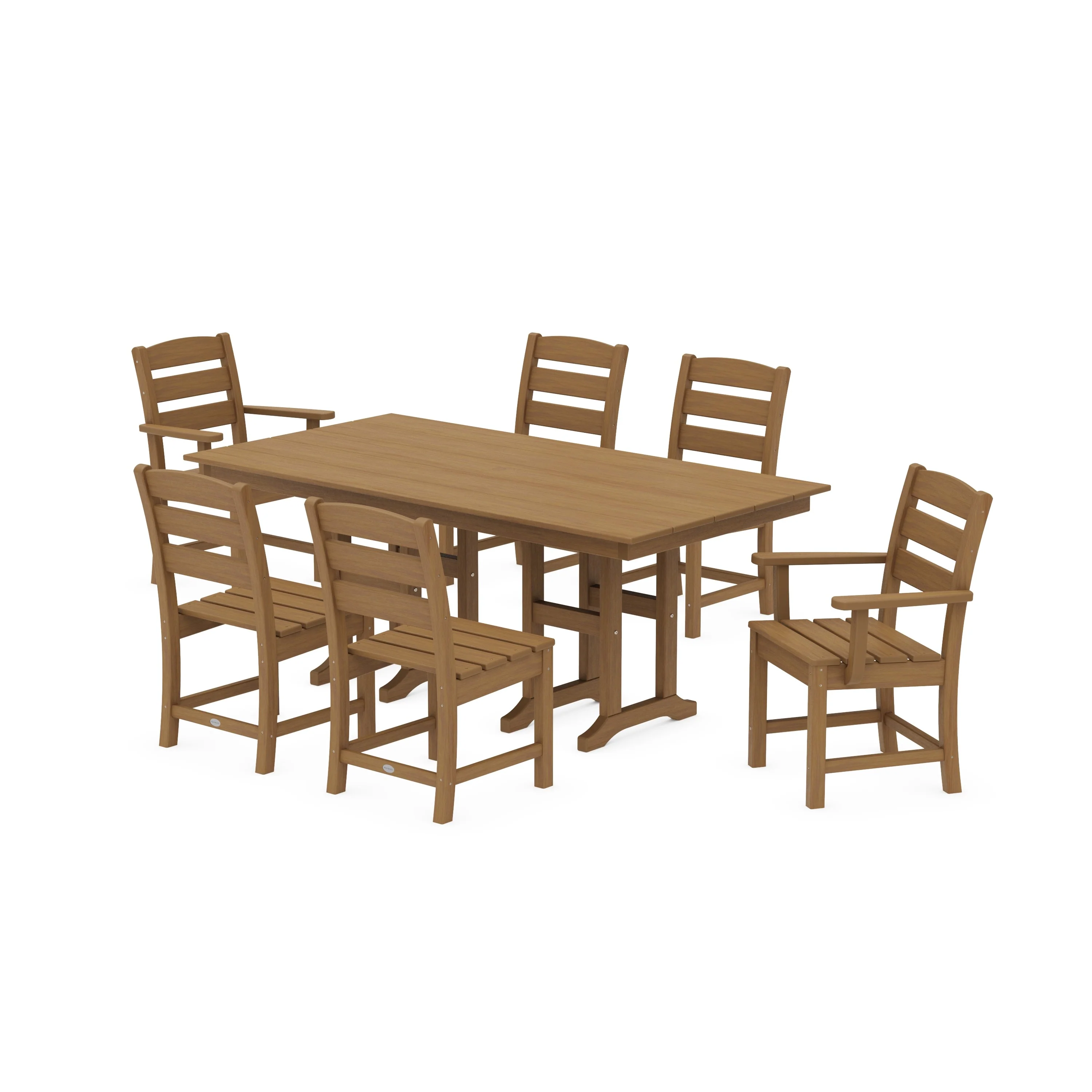 Lakeside 7-Piece Farmhouse Dining Set - Image 9