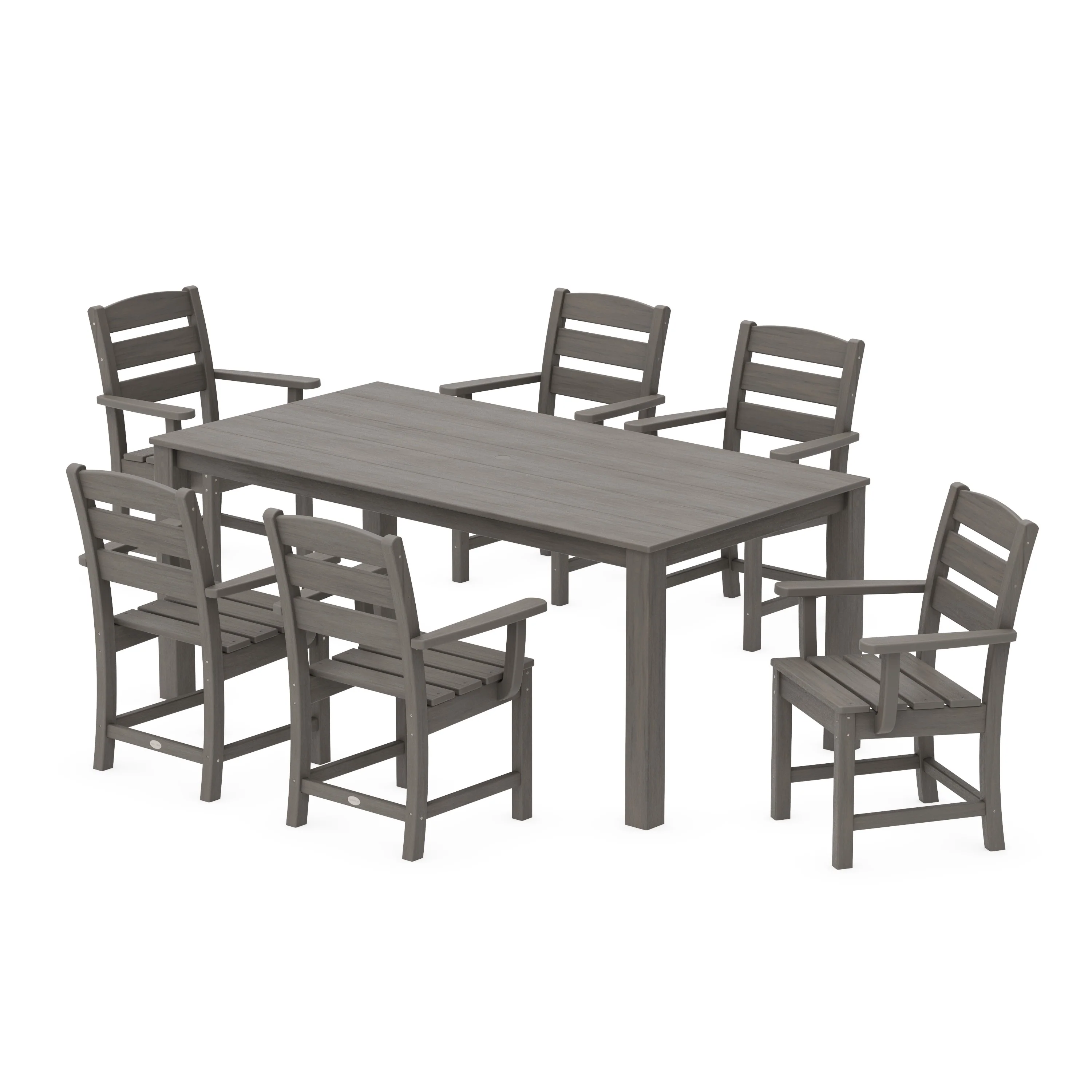 Lakeside Arm Chair 7-Piece Parsons Dining Set - Image 13